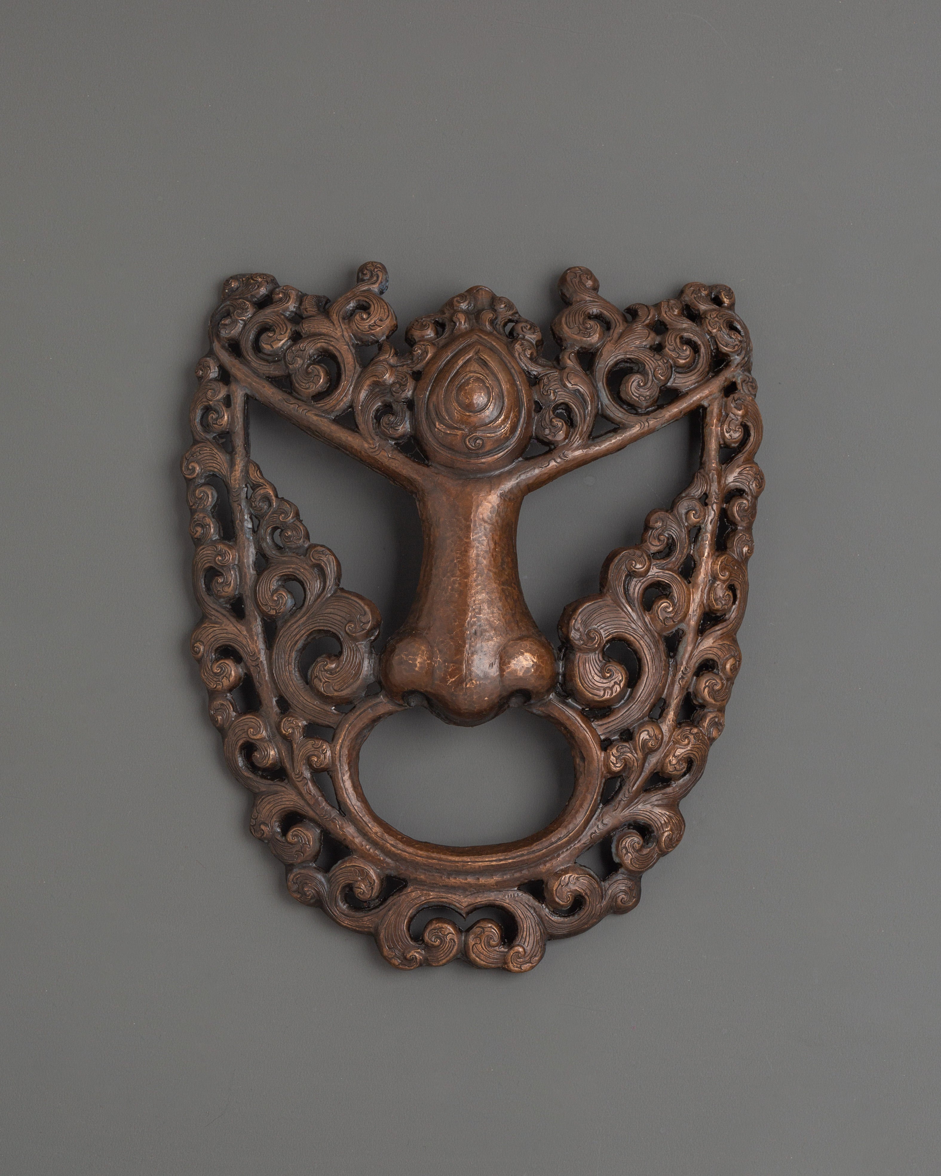 Tibetan Oxidized Mask for Ritual