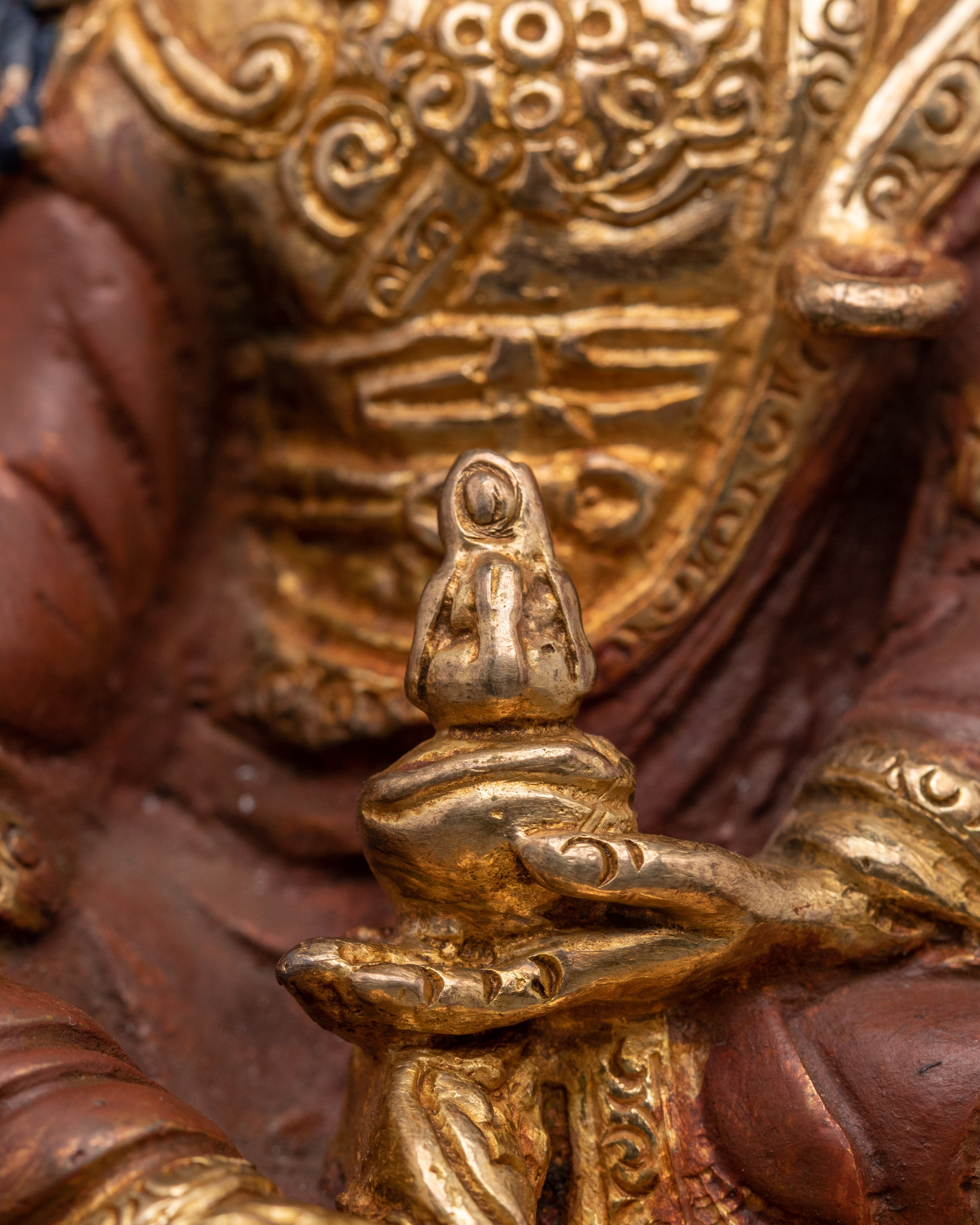 Handcrafted Statue of Guru Rinpoche | Spiritual Master and Protector