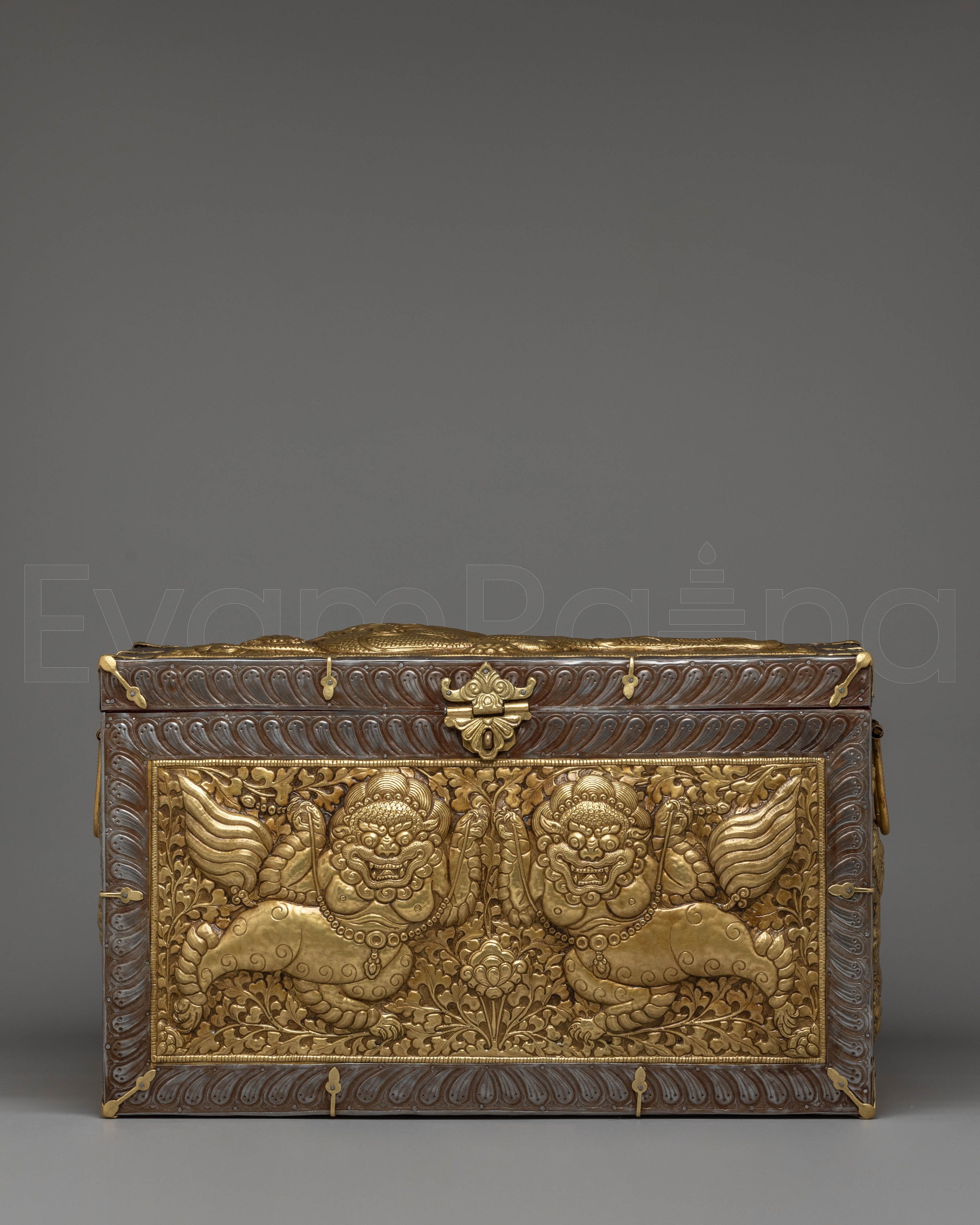Handcrafted Tibetan Treasure Box | Copper Artwork