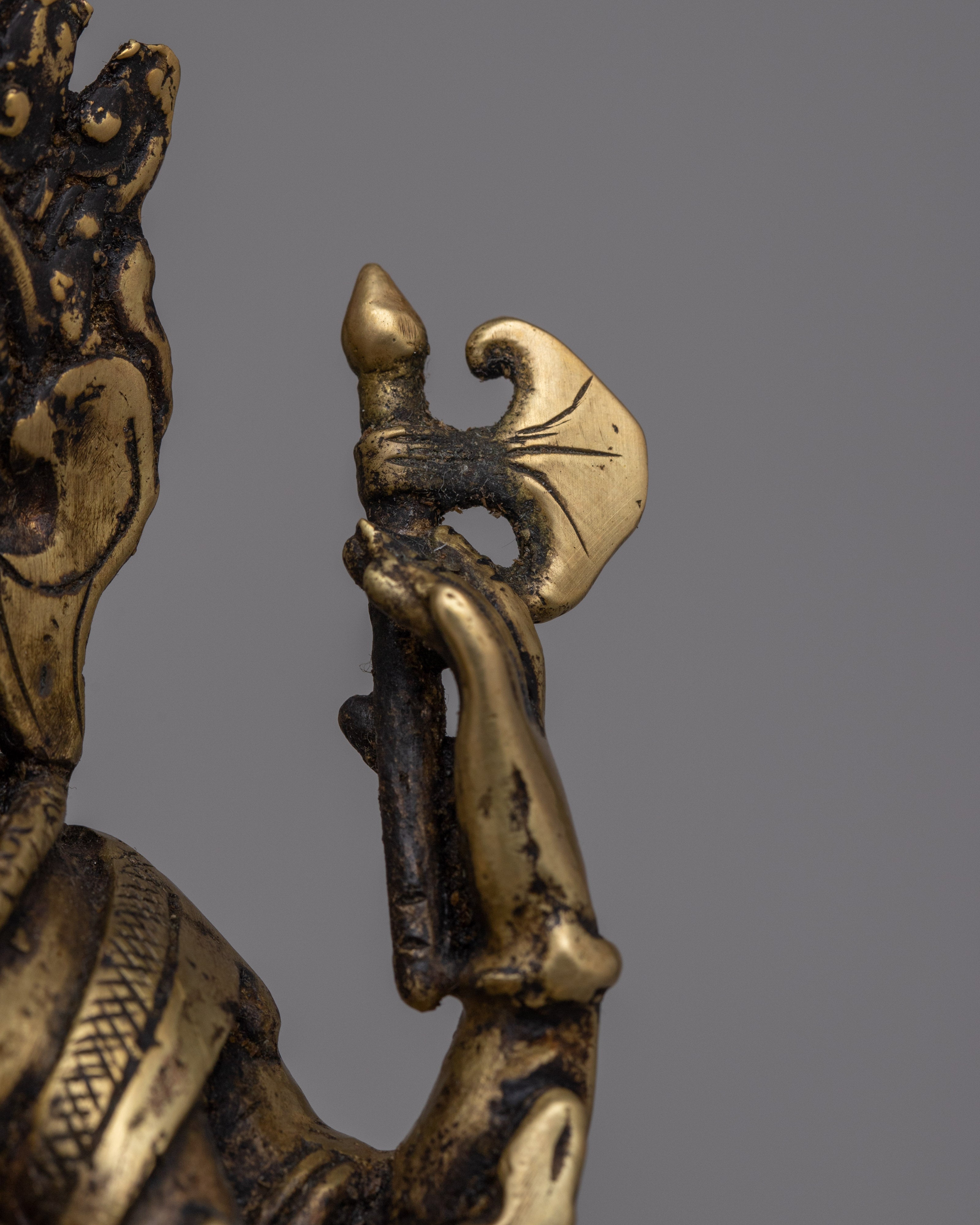 Brass Ganesha Lamp | Handmade Hindu Elephant God Diya Oil Lamp