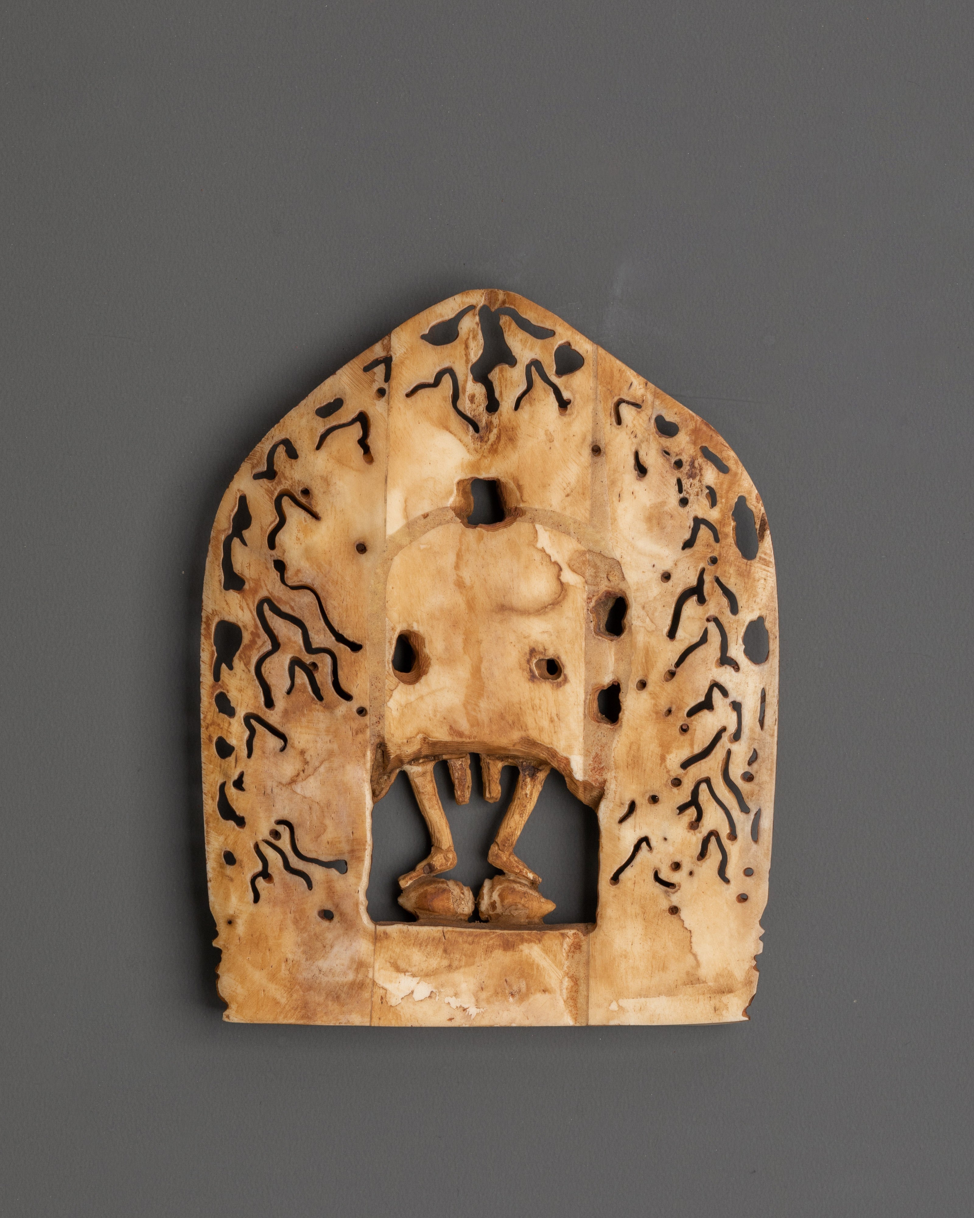 Skull Deity Sculpture | Chitipati Guardian of Impermanence