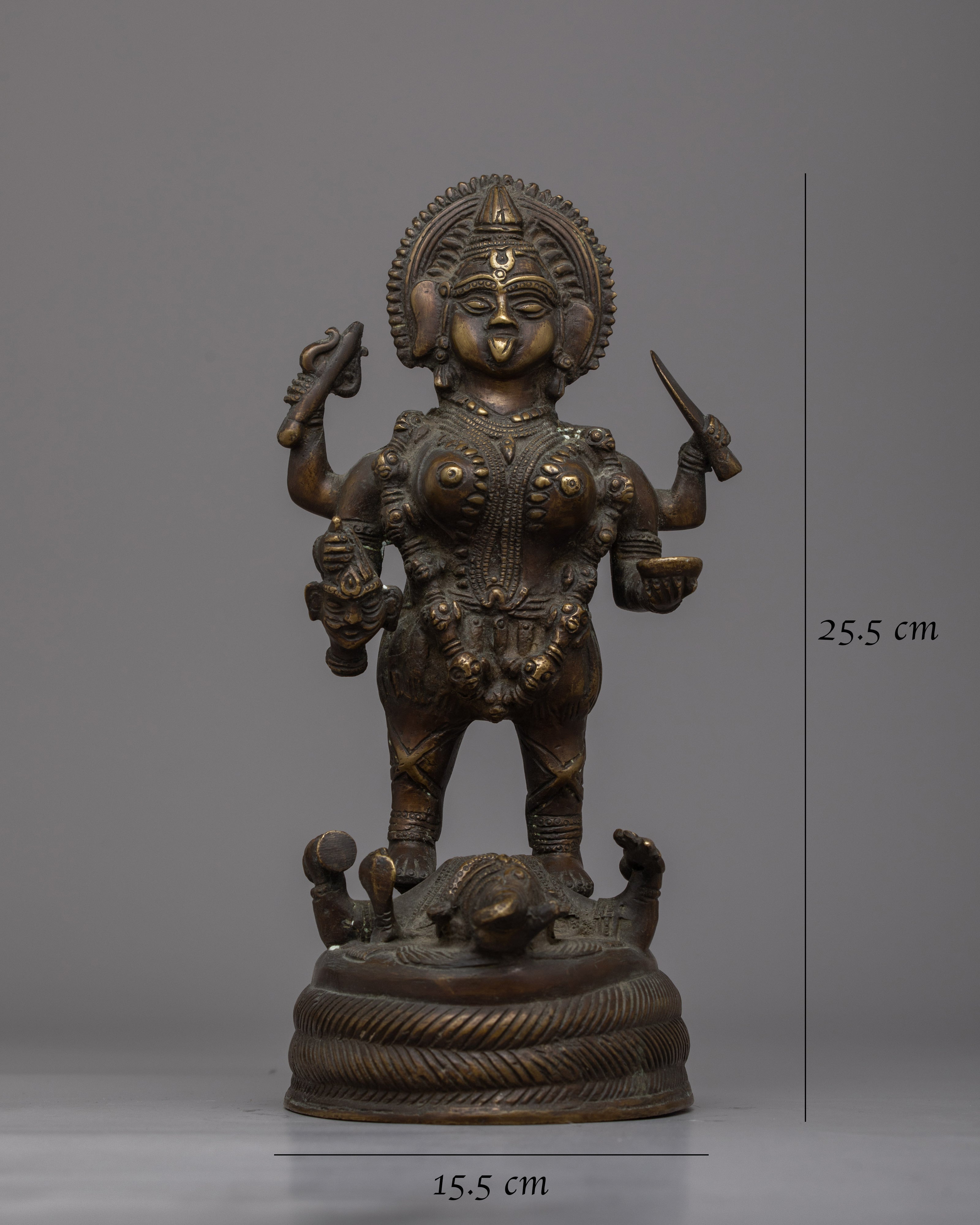 Vintage Kali Mata Statue | Symbol of Power and Protection