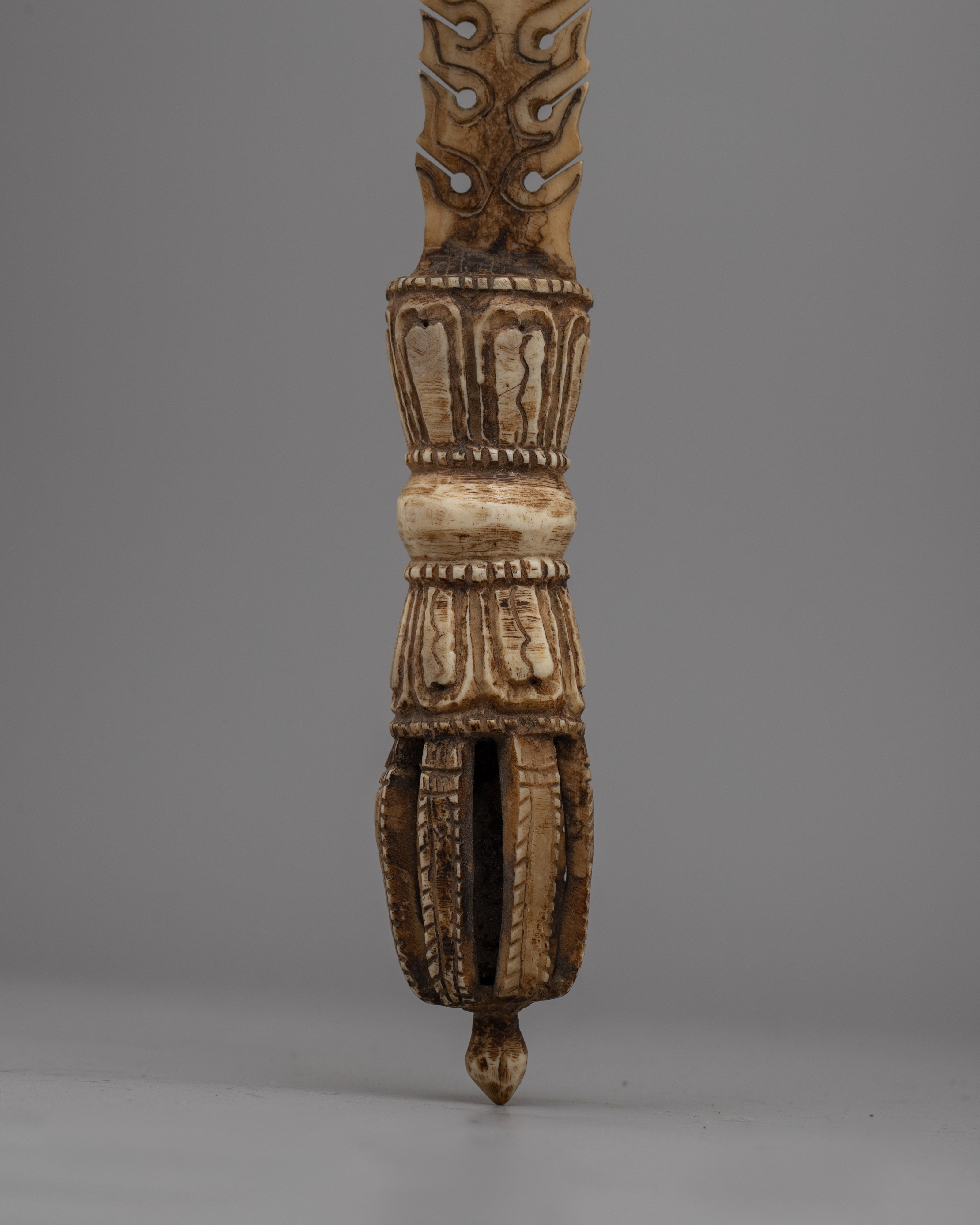 Flamed Bone Sword | Unique Handcrafted Ritual Weapon for Spiritual Power & Protection