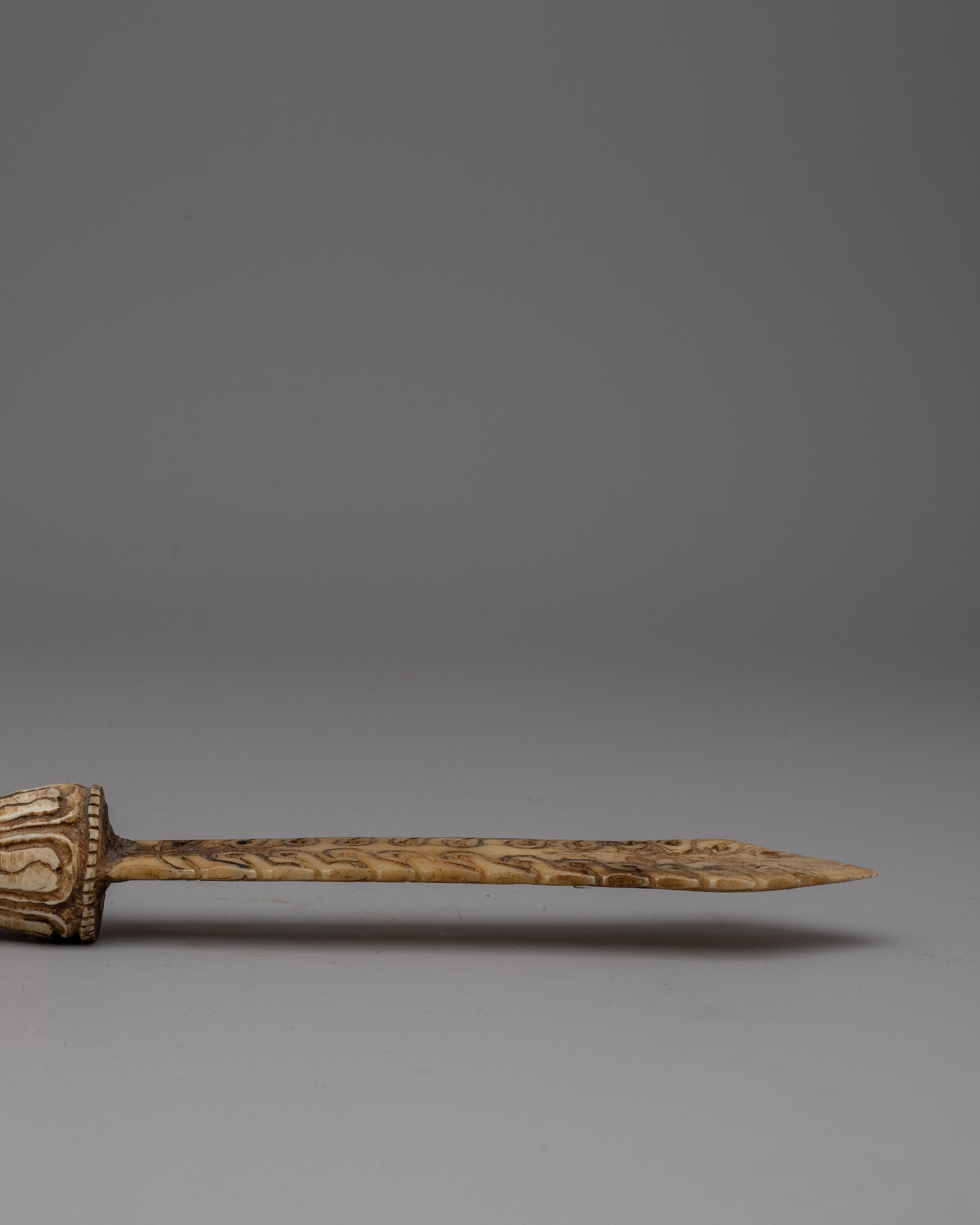 Flamed Bone Sword | Unique Handcrafted Ritual Weapon for Spiritual Power & Protection