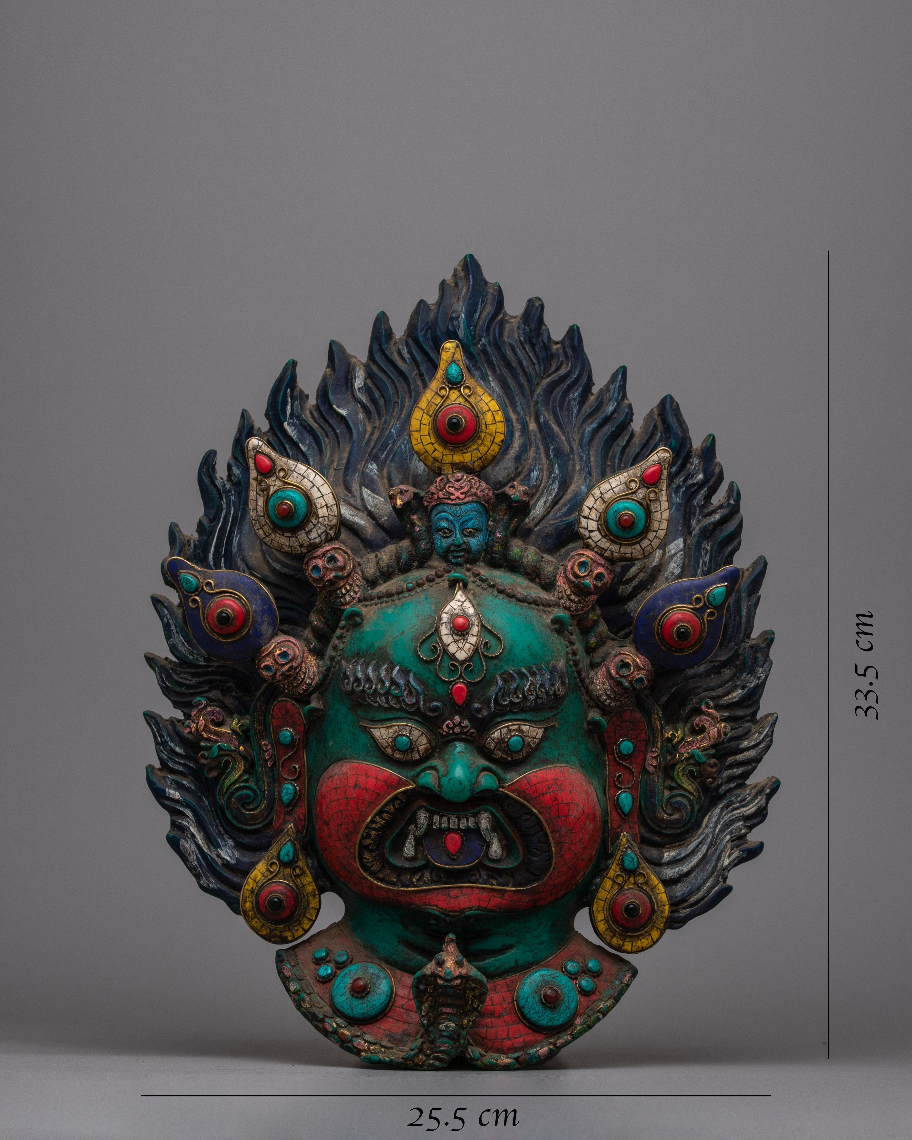 Mask Wall Hanging | Traditional Mask Tibetan Wall Hanging