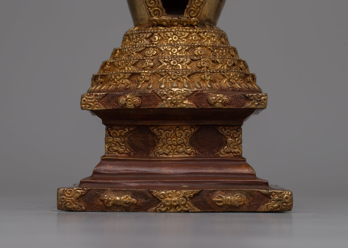 Meditation Stupa | Tibetan Buddhist Chorten Stupa for Enlightenment and Inner Peace