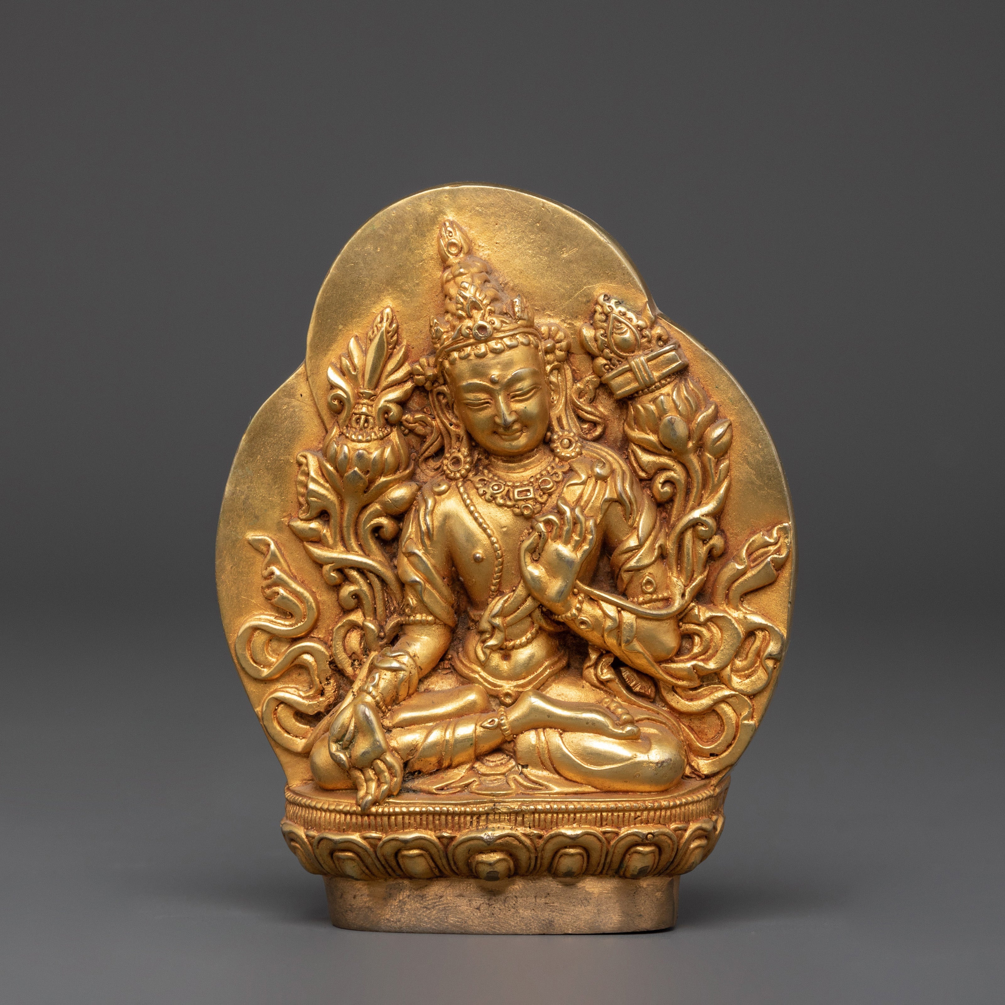 Wisdom Deity Manjushri Figurine | Buddhist Statue for Enlightenment
