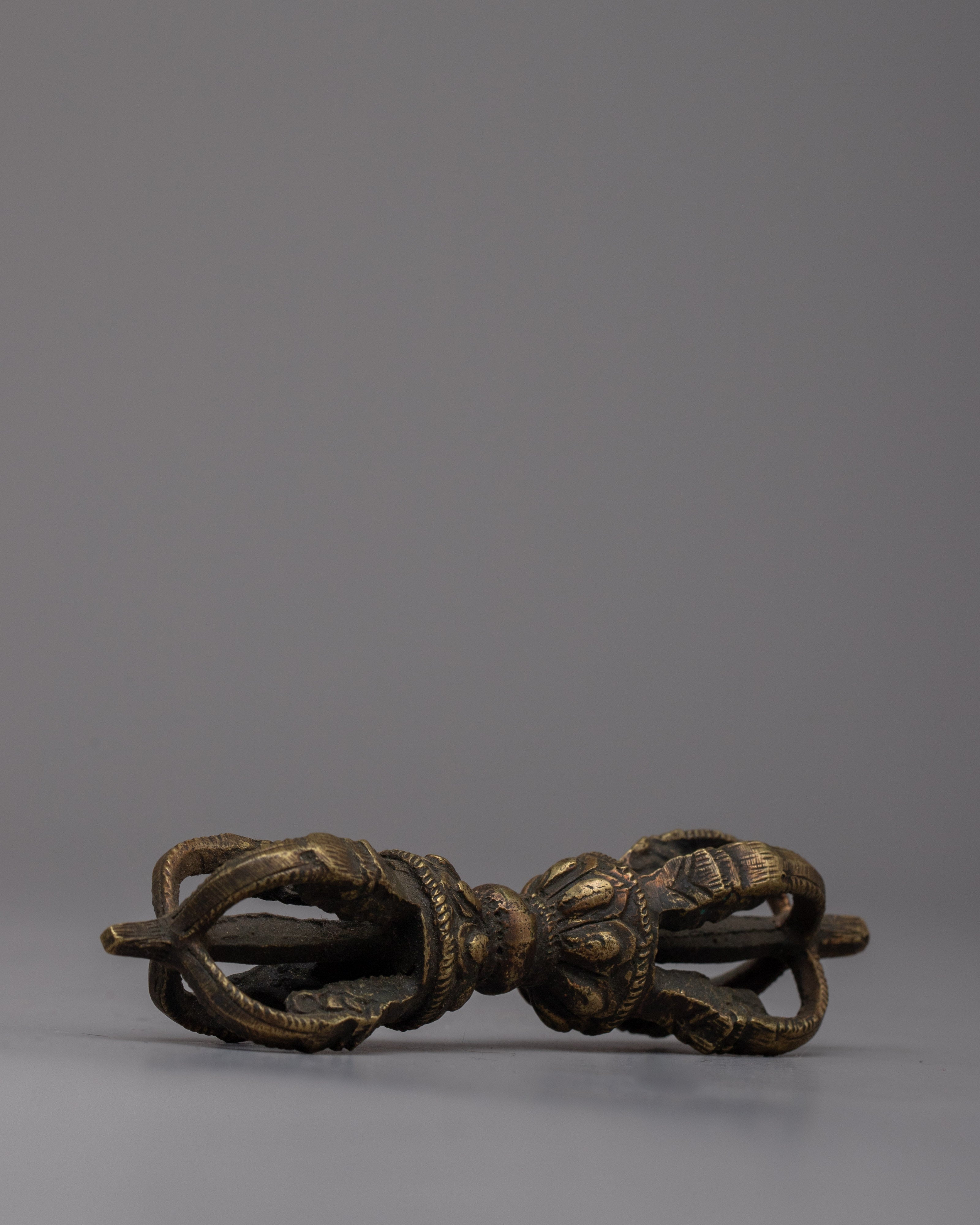 Tibetan Vajra and Bell Set | Sacred Ritual Instruments Symbolizing Spiritual Power and Purity