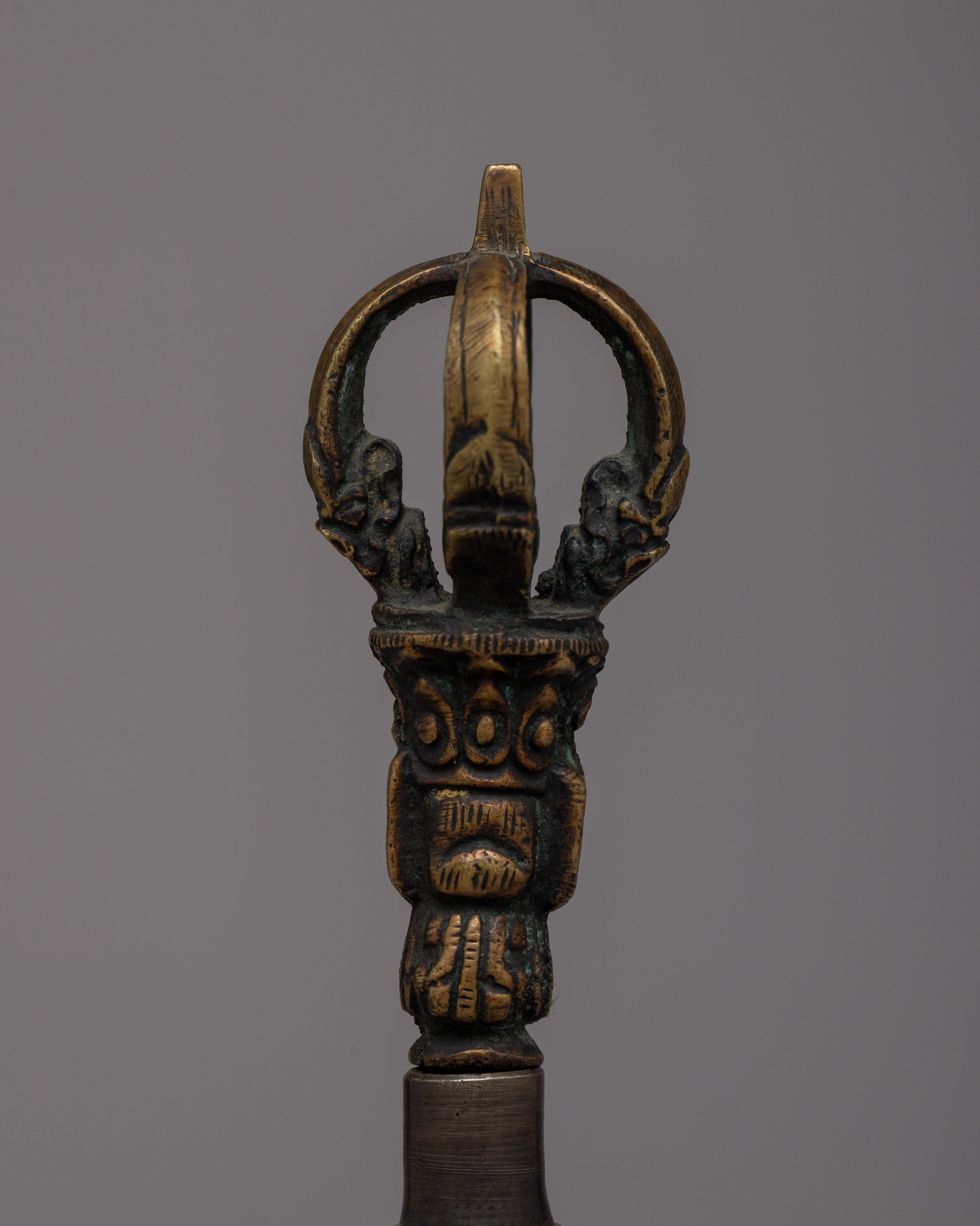 Tibetan Vajra and Bell Set | Sacred Ritual Instruments Symbolizing Spiritual Power and Purity