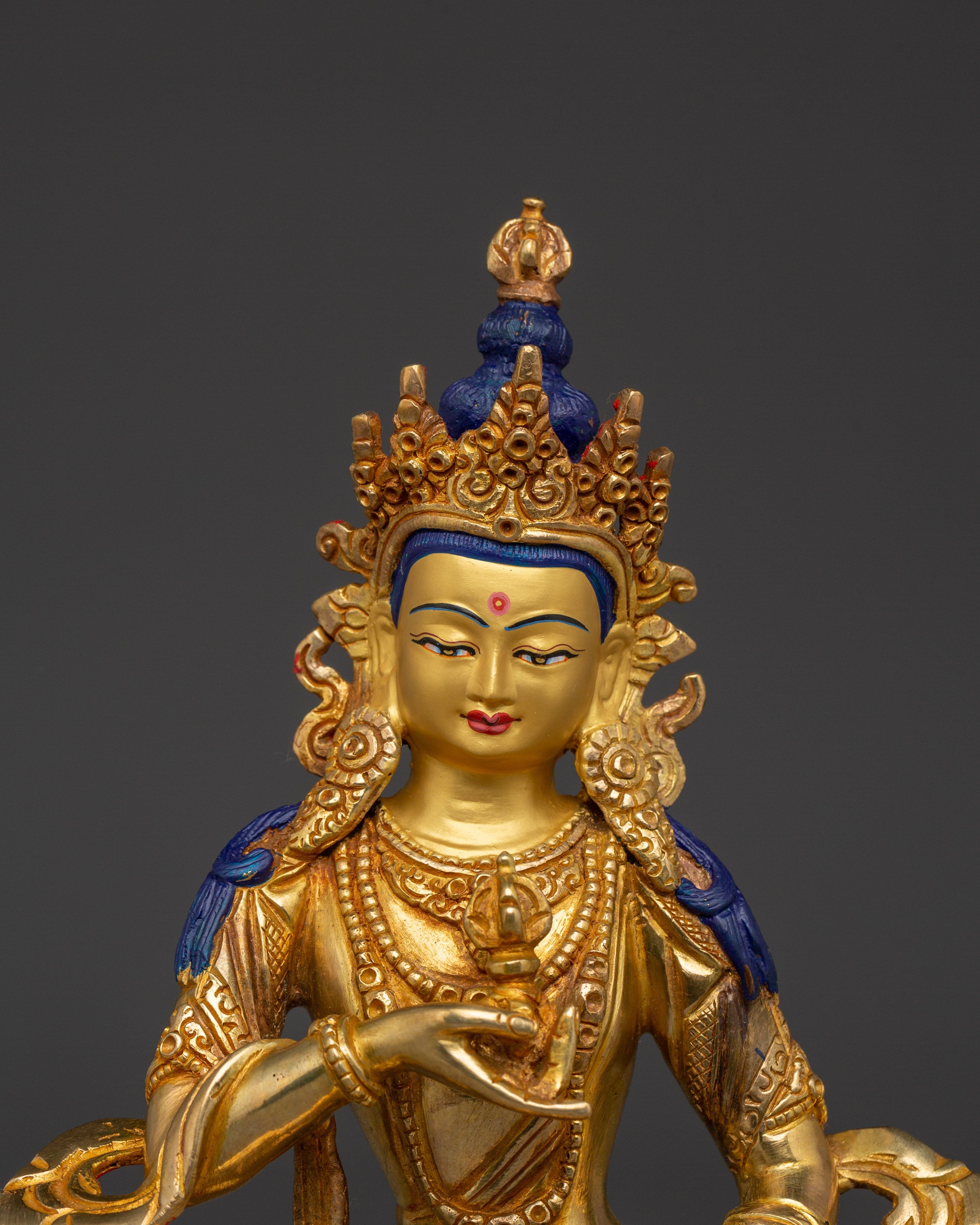 Buddhist Artwork of Vajrasattva - Deity for Purification and Spiritual Practice
