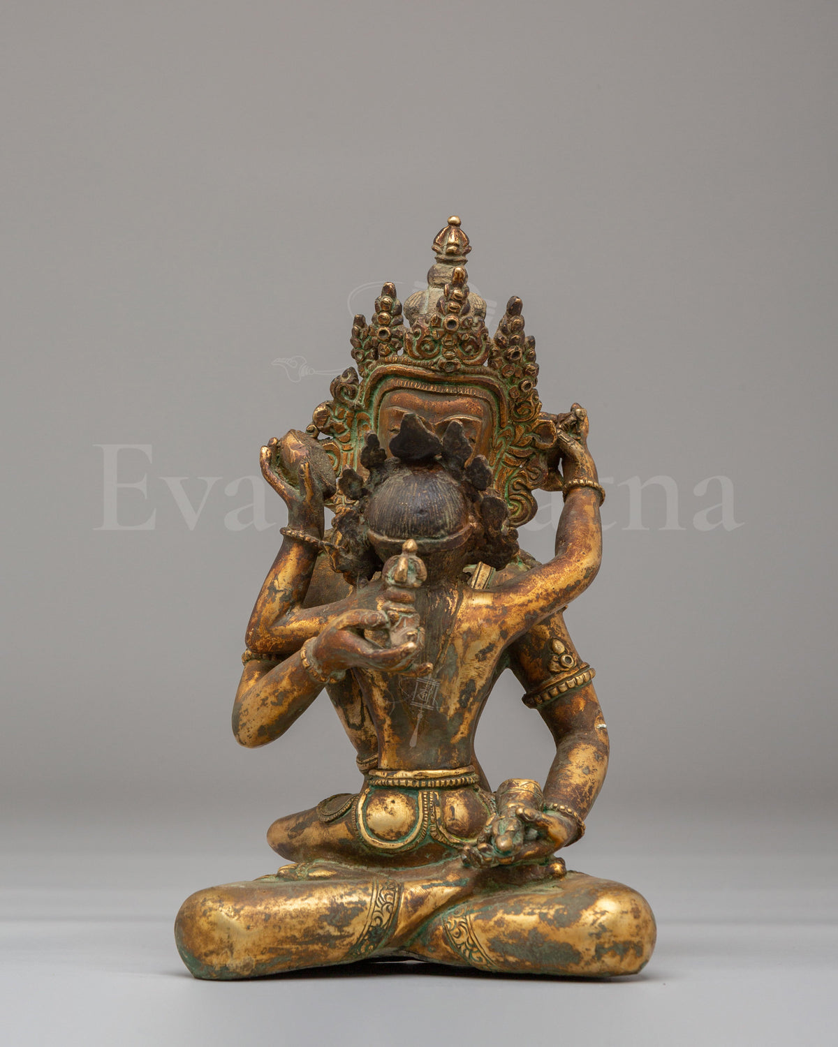 Vajrasattva With Consort Figurine
