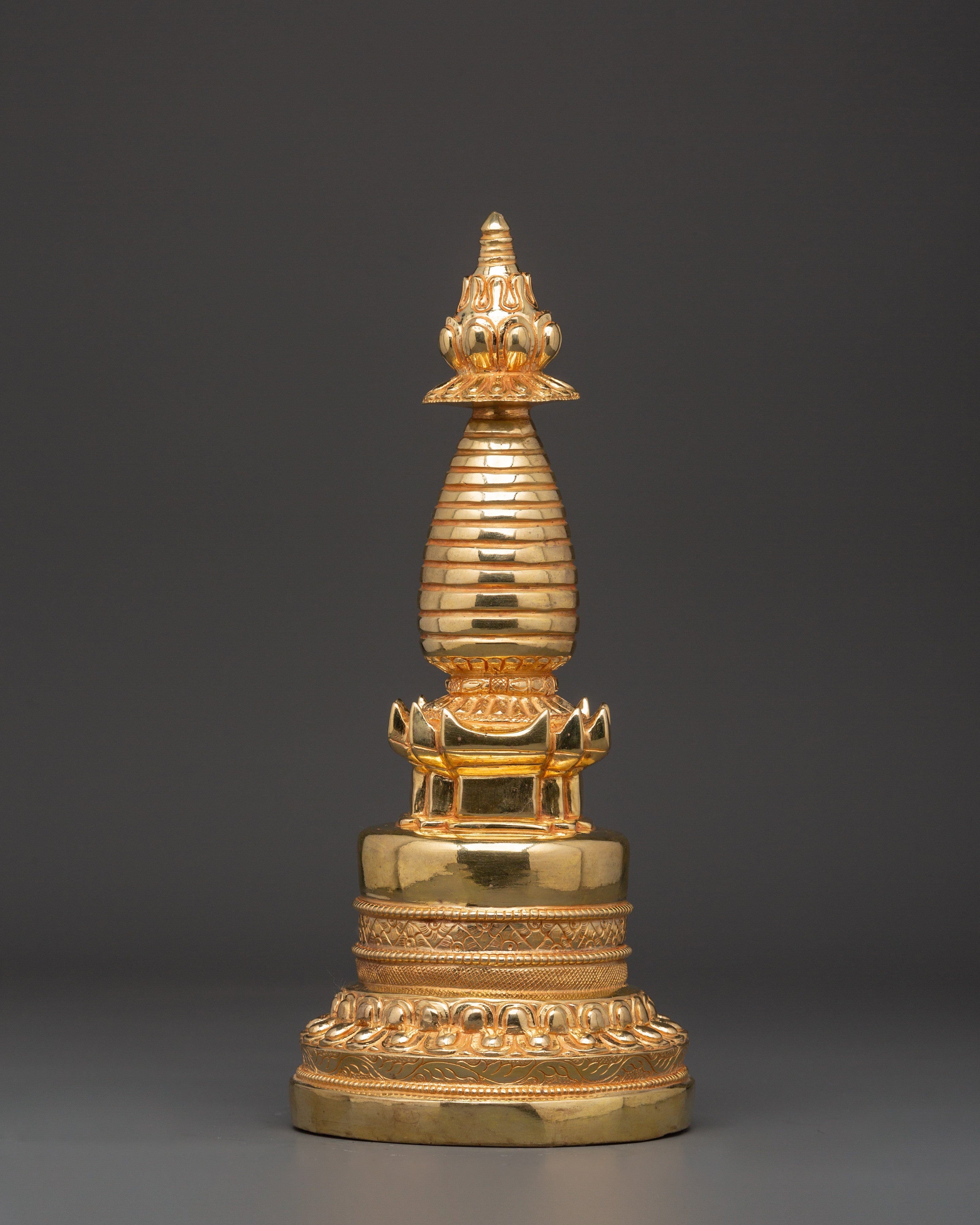 gold Plated-stupa-for-spiritual-space