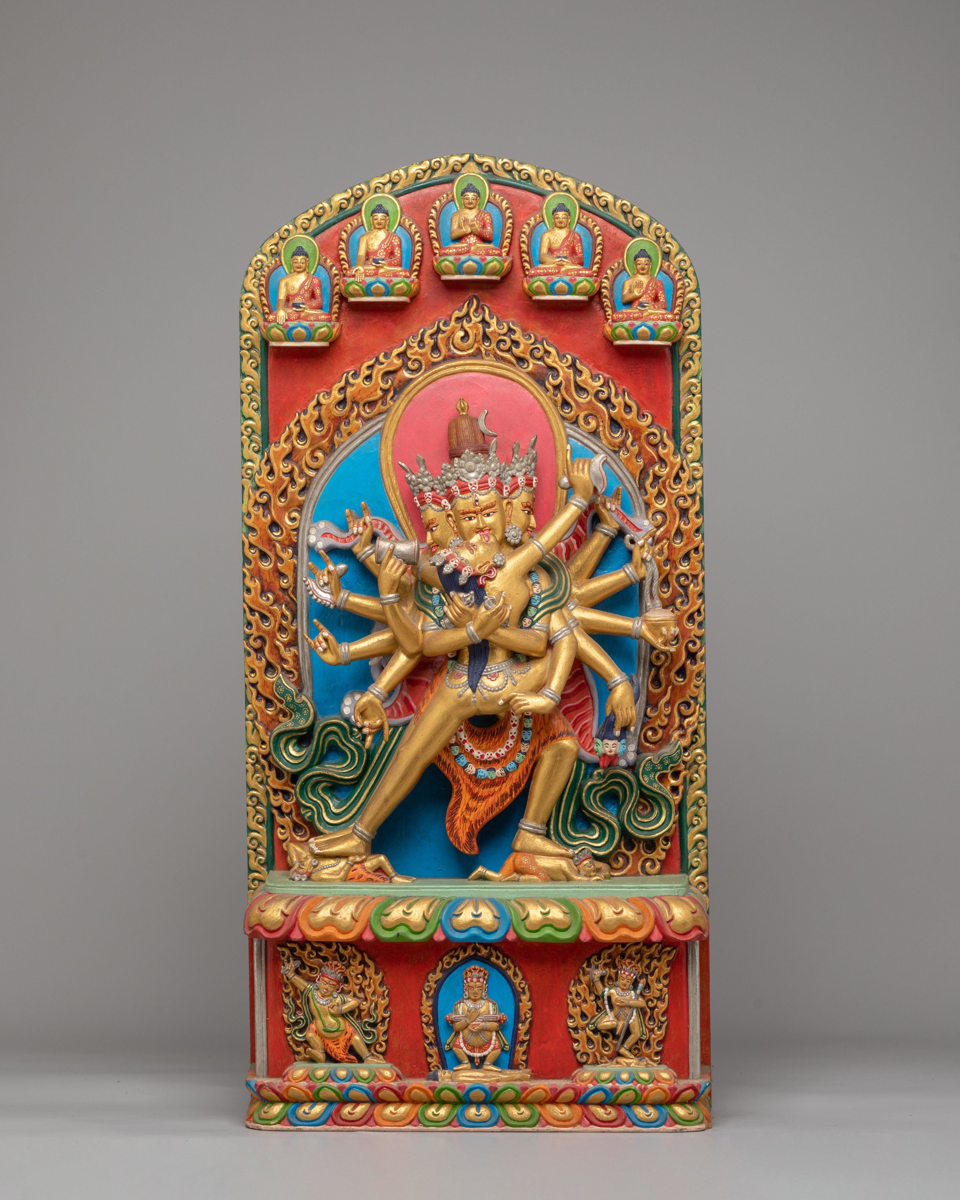 Tibetan Tantric Buddhist Chakrasamvara Statue