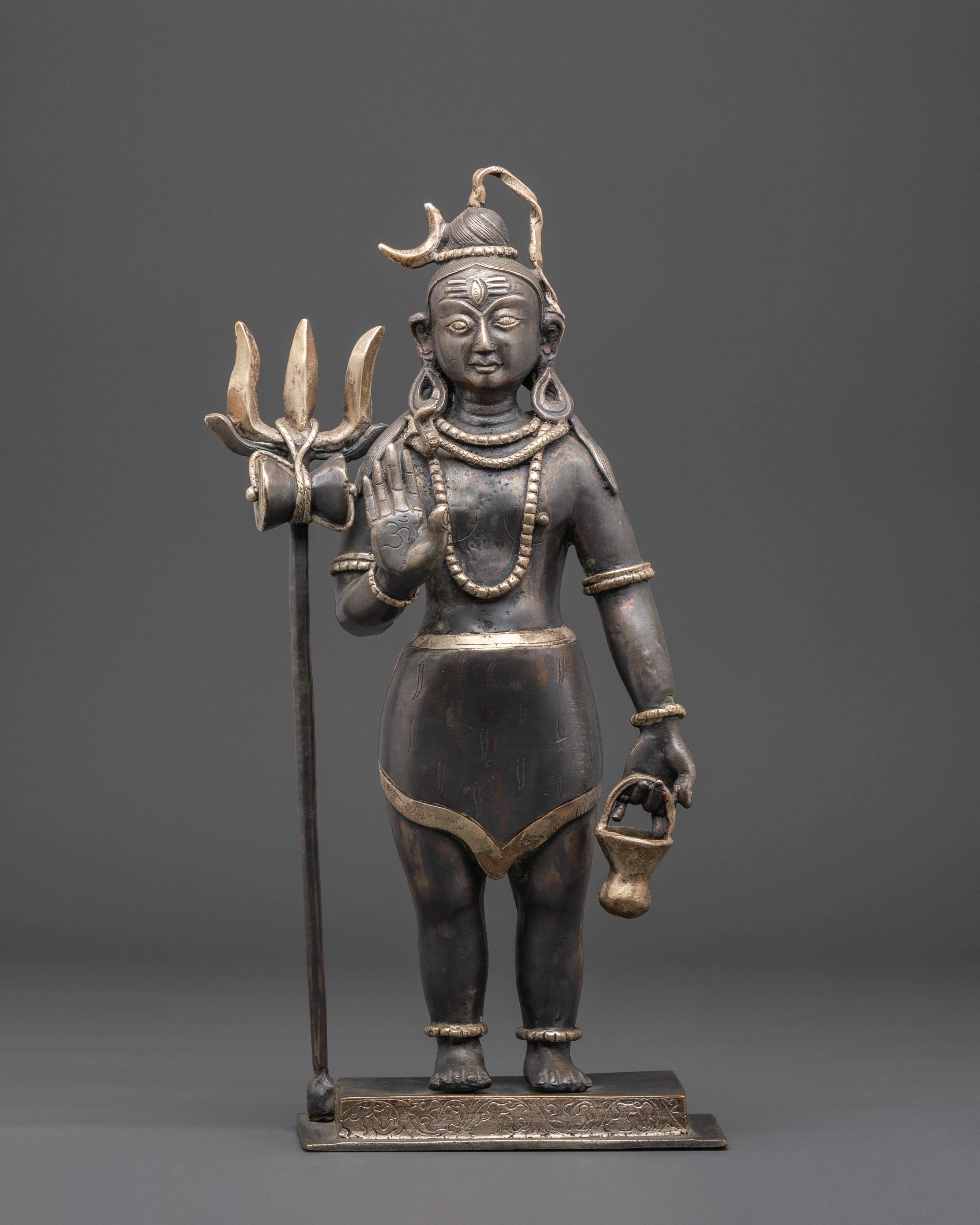 Lord Shiva Copper Statue | Symbol of Wisdom and Purification