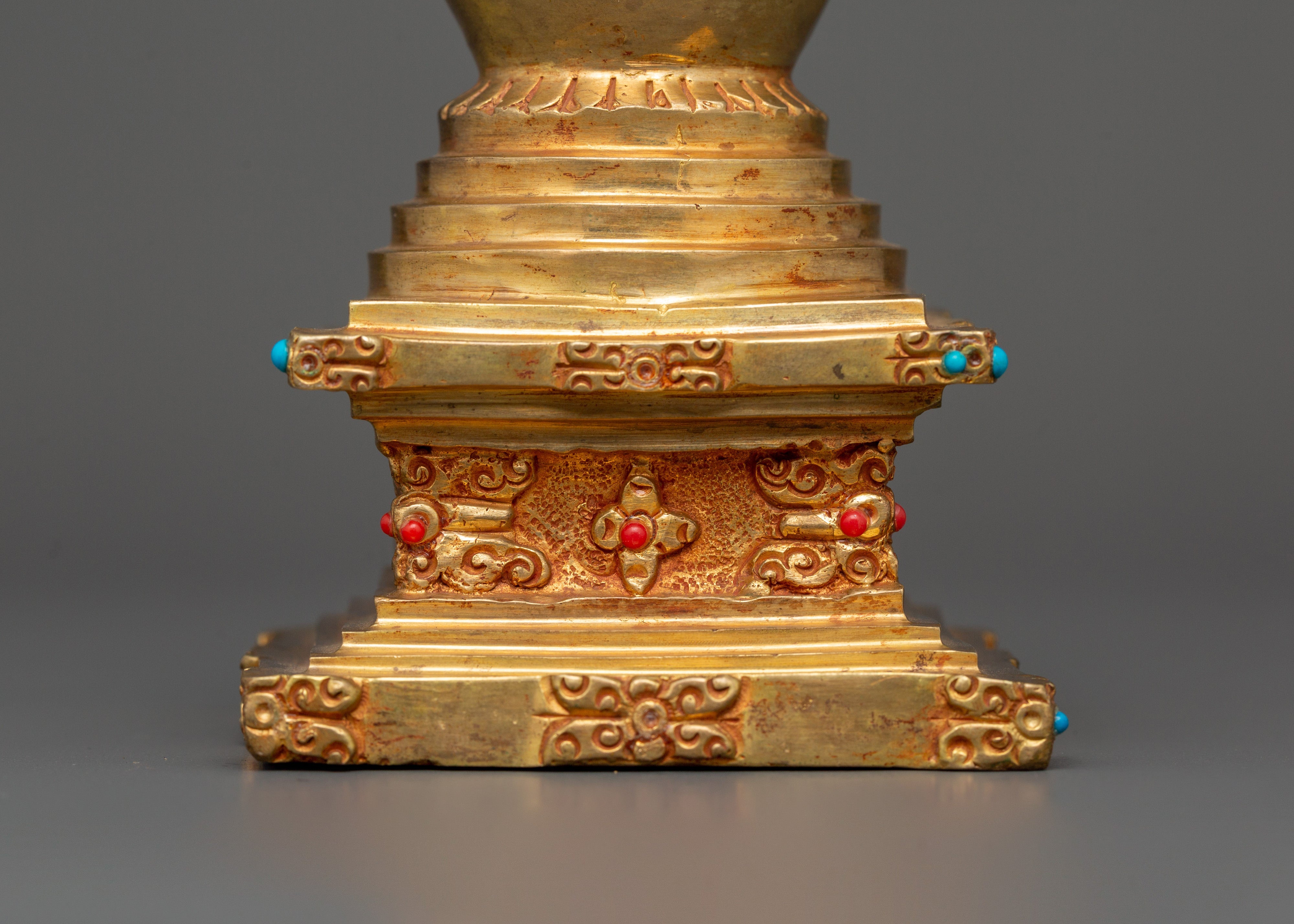 Sacred Tibetan Stupa for Meditation | Buddhist Altar Decor