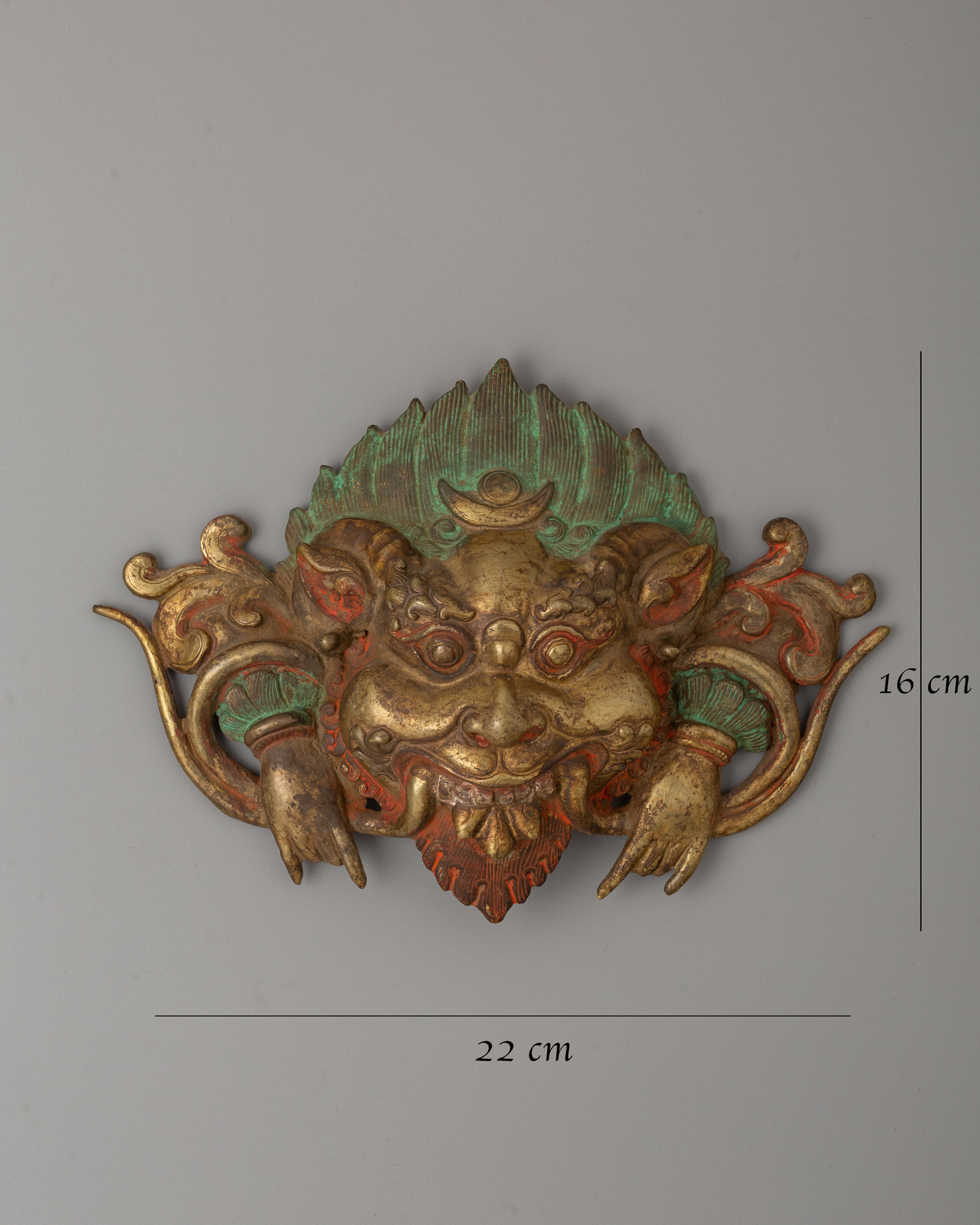 Handcrafted Chhepu Mask Wall Hanging Decor | King of Birds