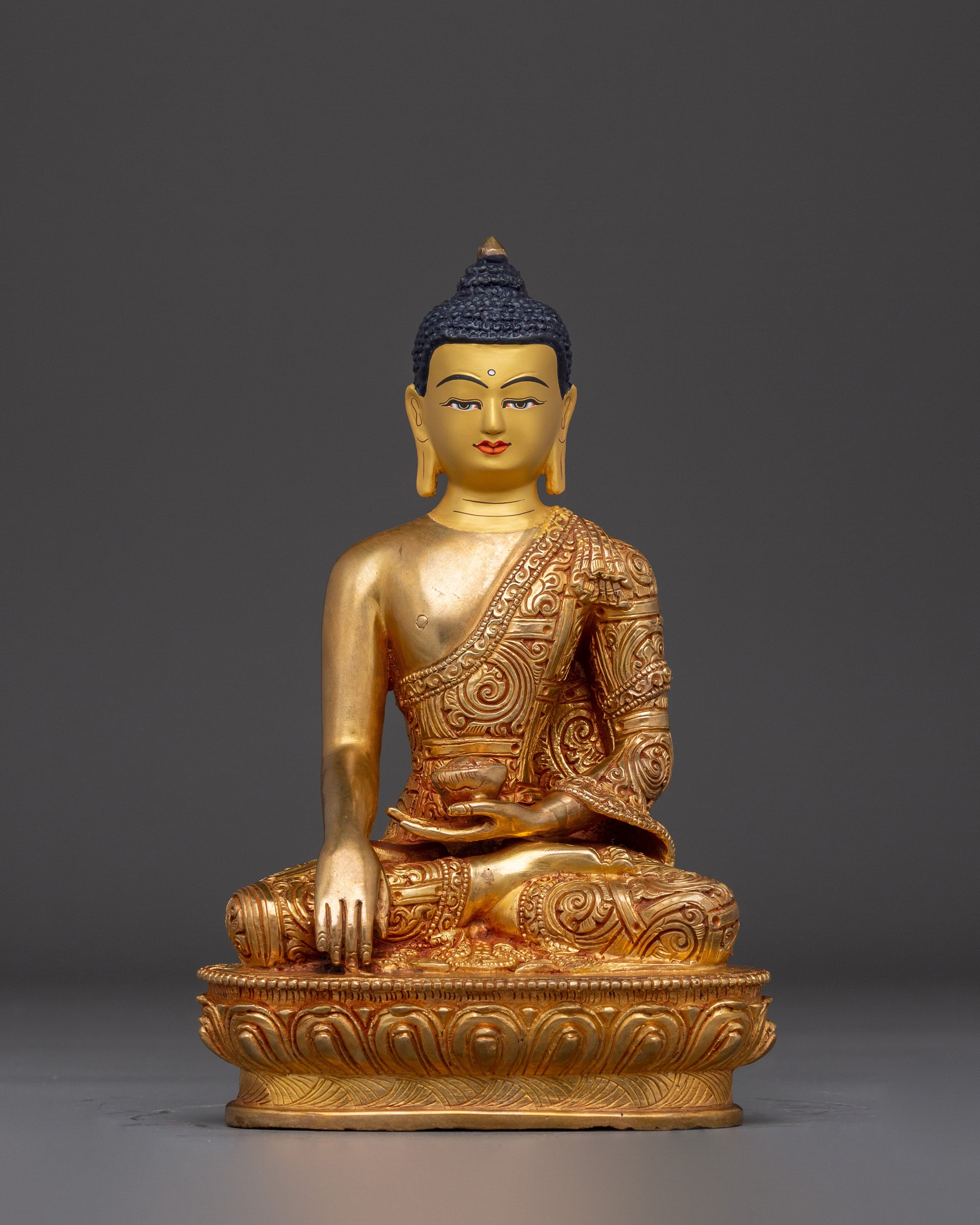 Handmade Serene Shakyamuni Buddha Artwork