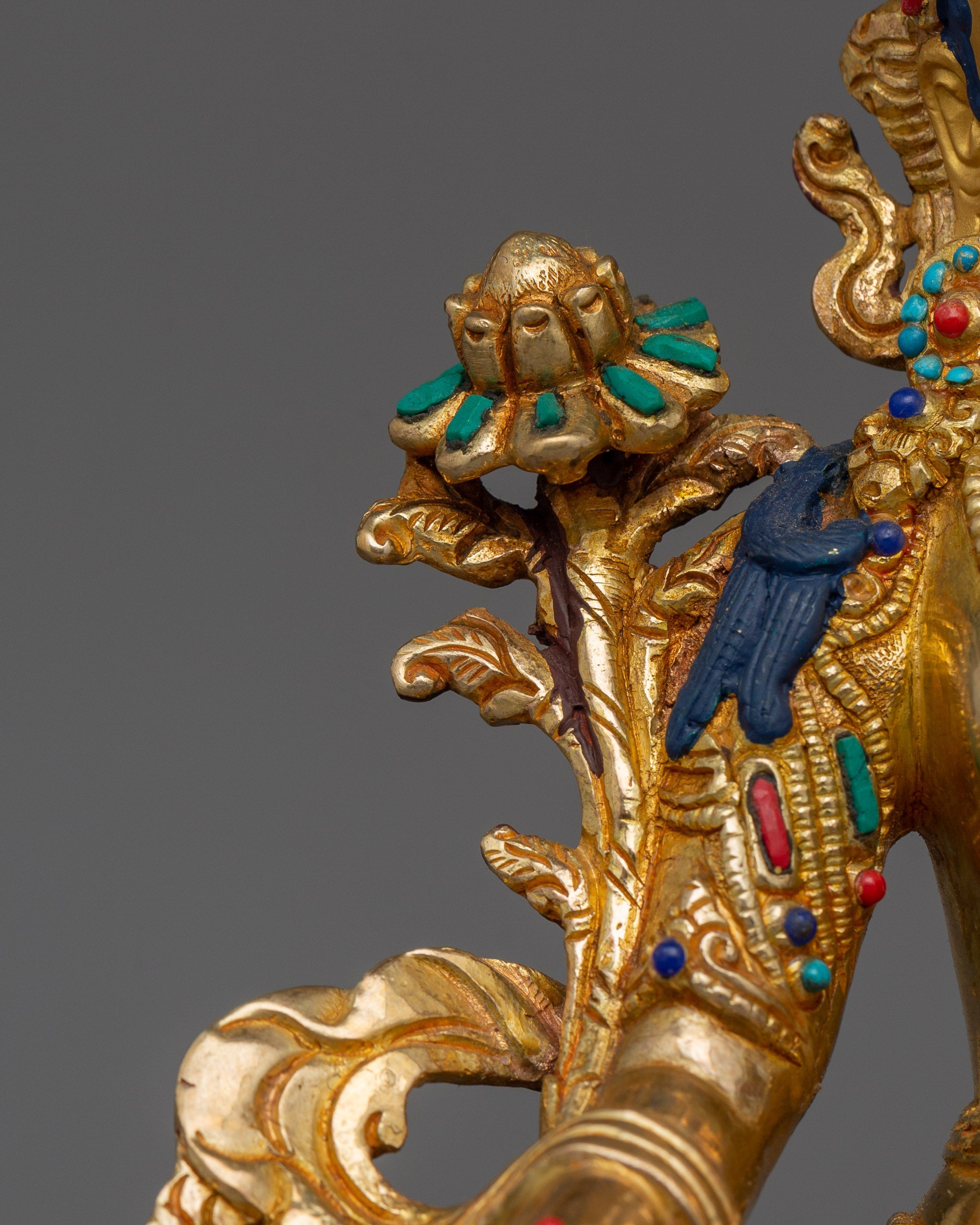 Handcrafted Green Tara Figurine | Bodhisattva of Protection