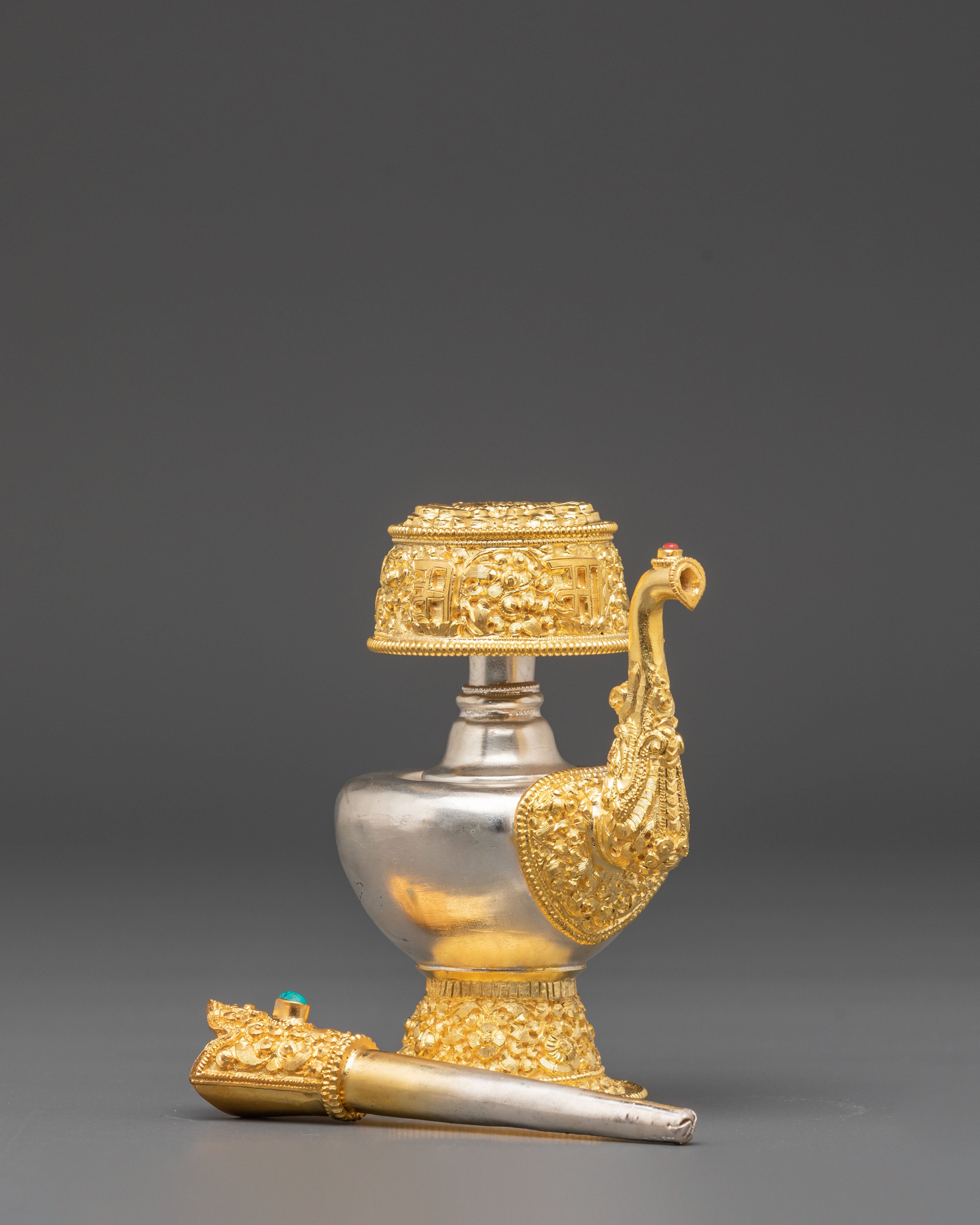 Himalayan Bhumba Pair | Tibetan Buddhist Water Offering Vases