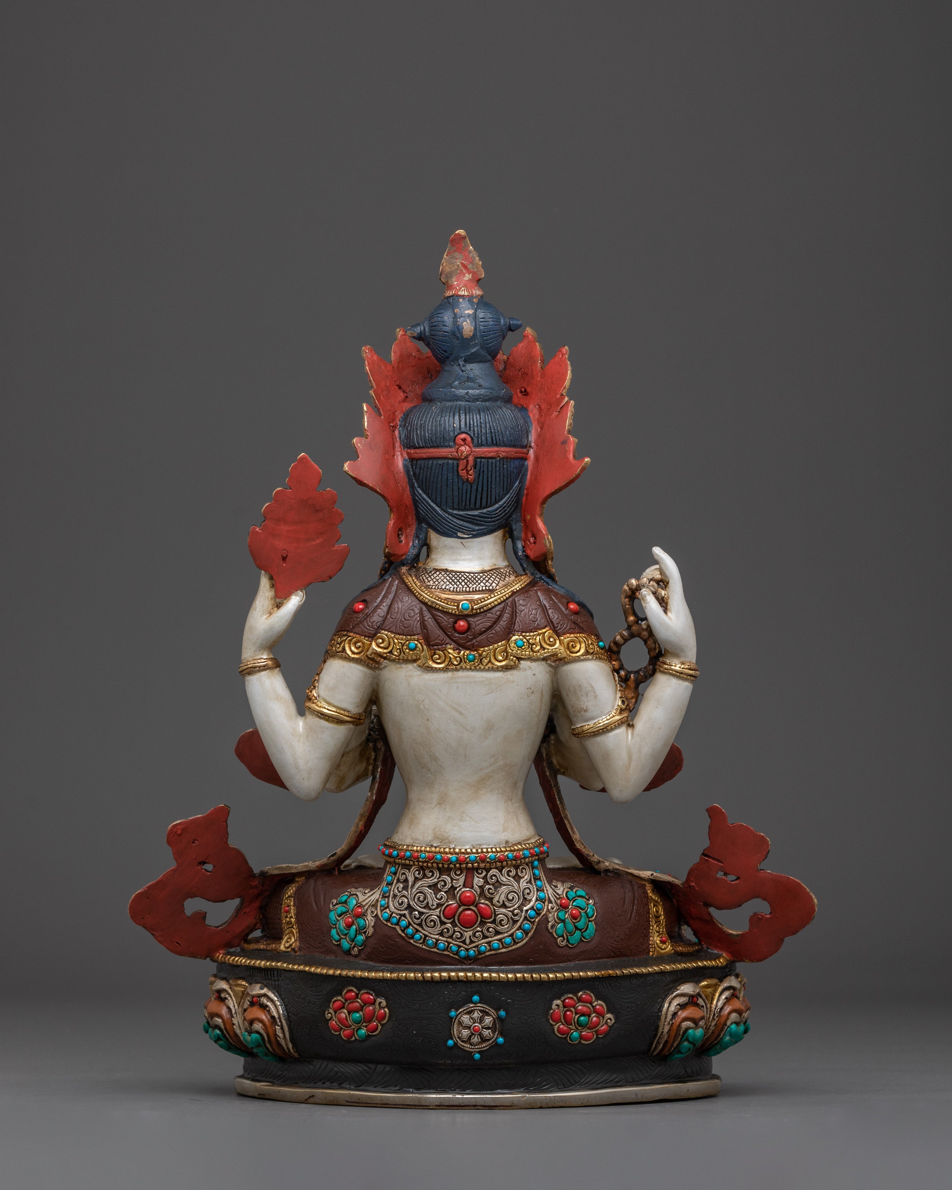 Sculpture of Tibetan Deity Chenrezig | The Embodiment of Mercy