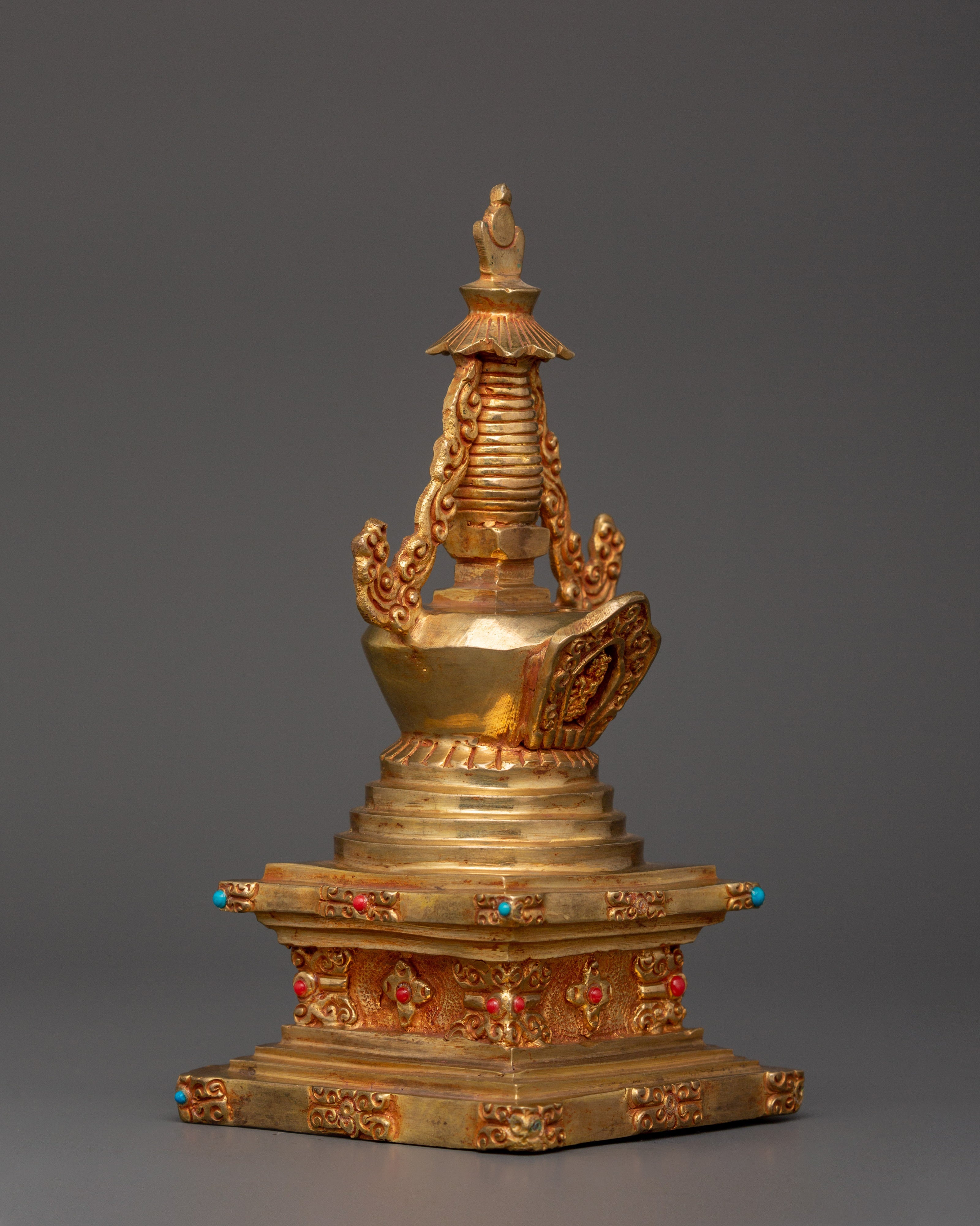 Sacred Tibetan Stupa for Meditation | Buddhist Altar Decor