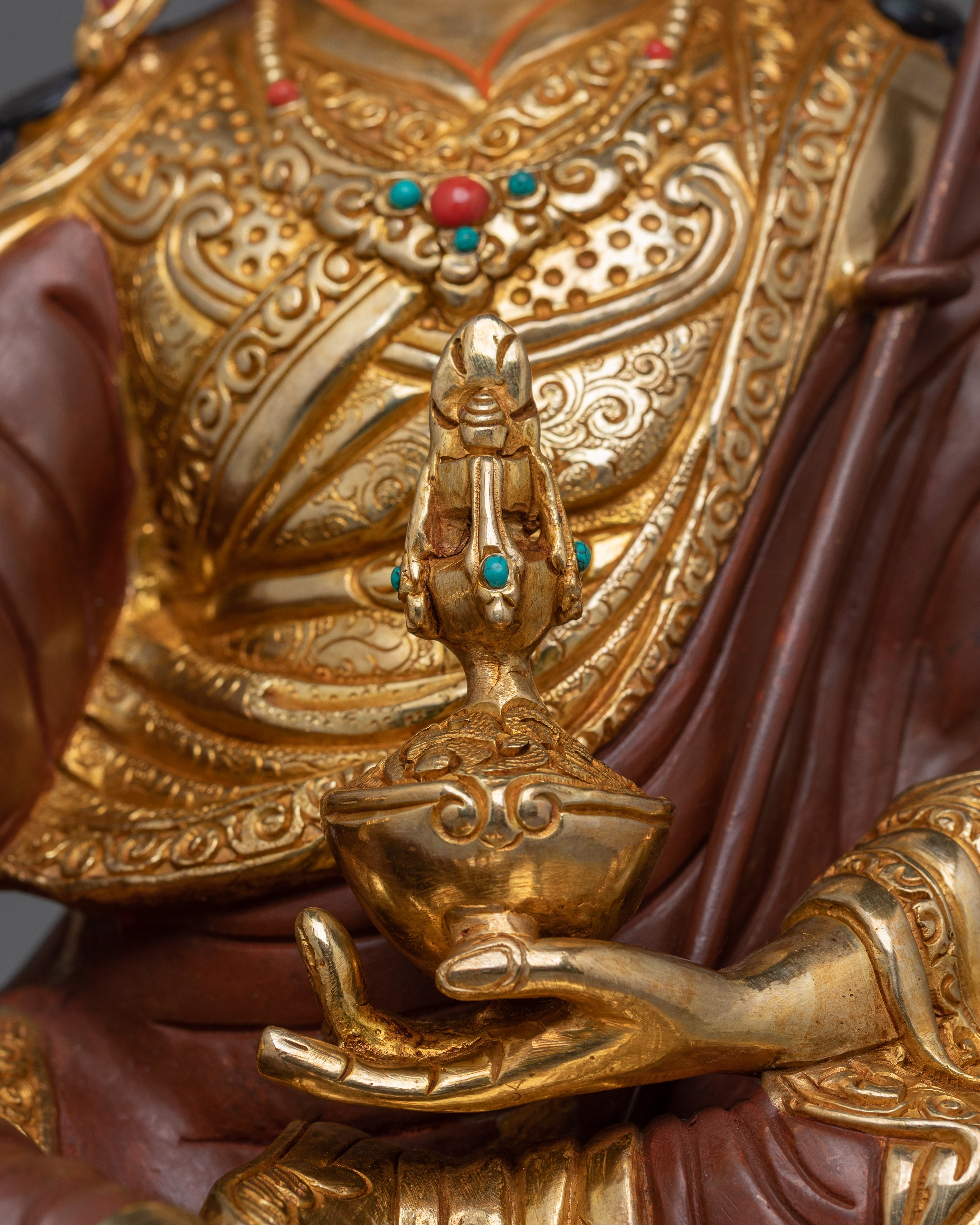 Tantric Master Guru Rinpoche Figurine | Padmasambhava Art