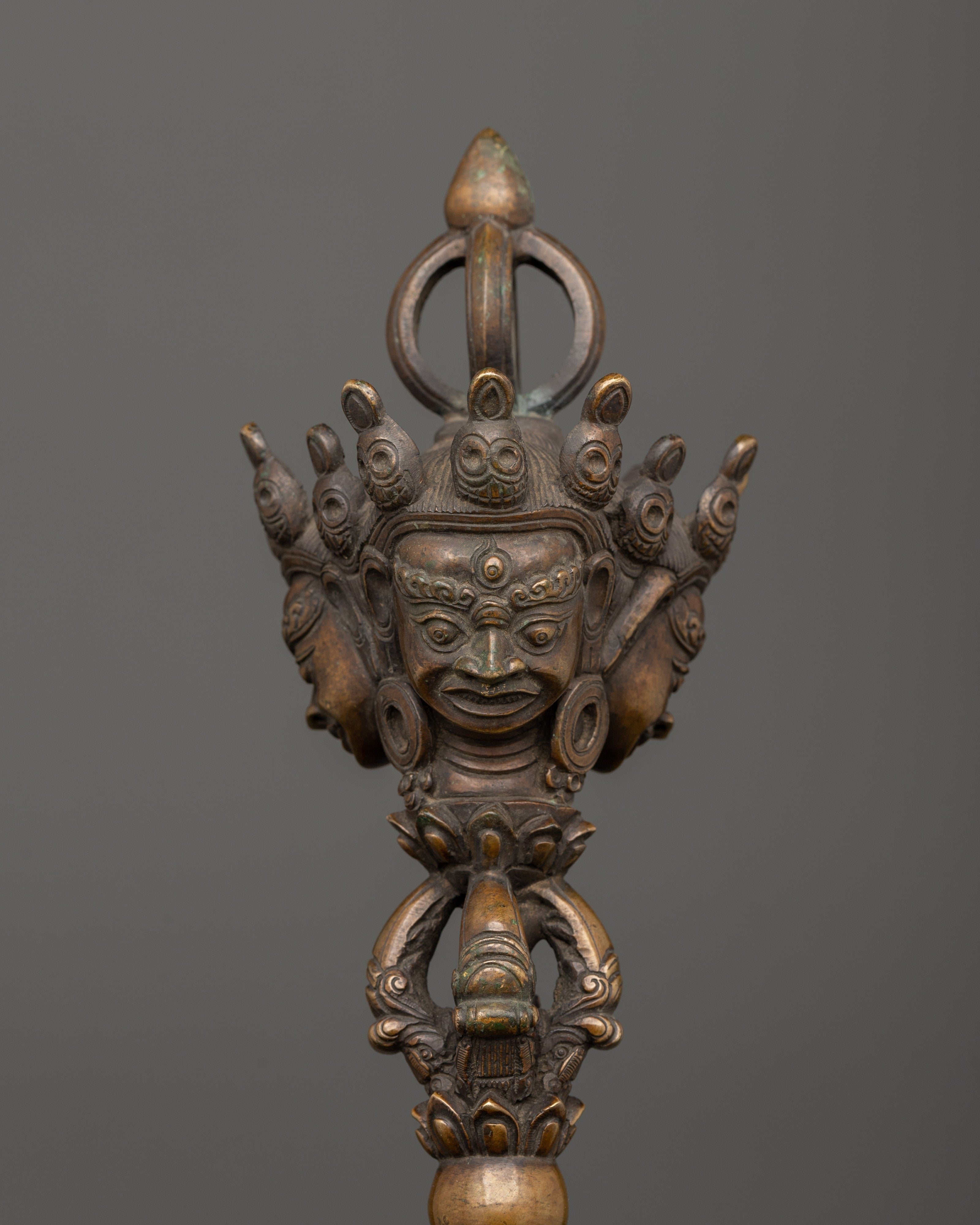 Copper Shaman Dagger | Authentic Tibetan Ritual Phurba