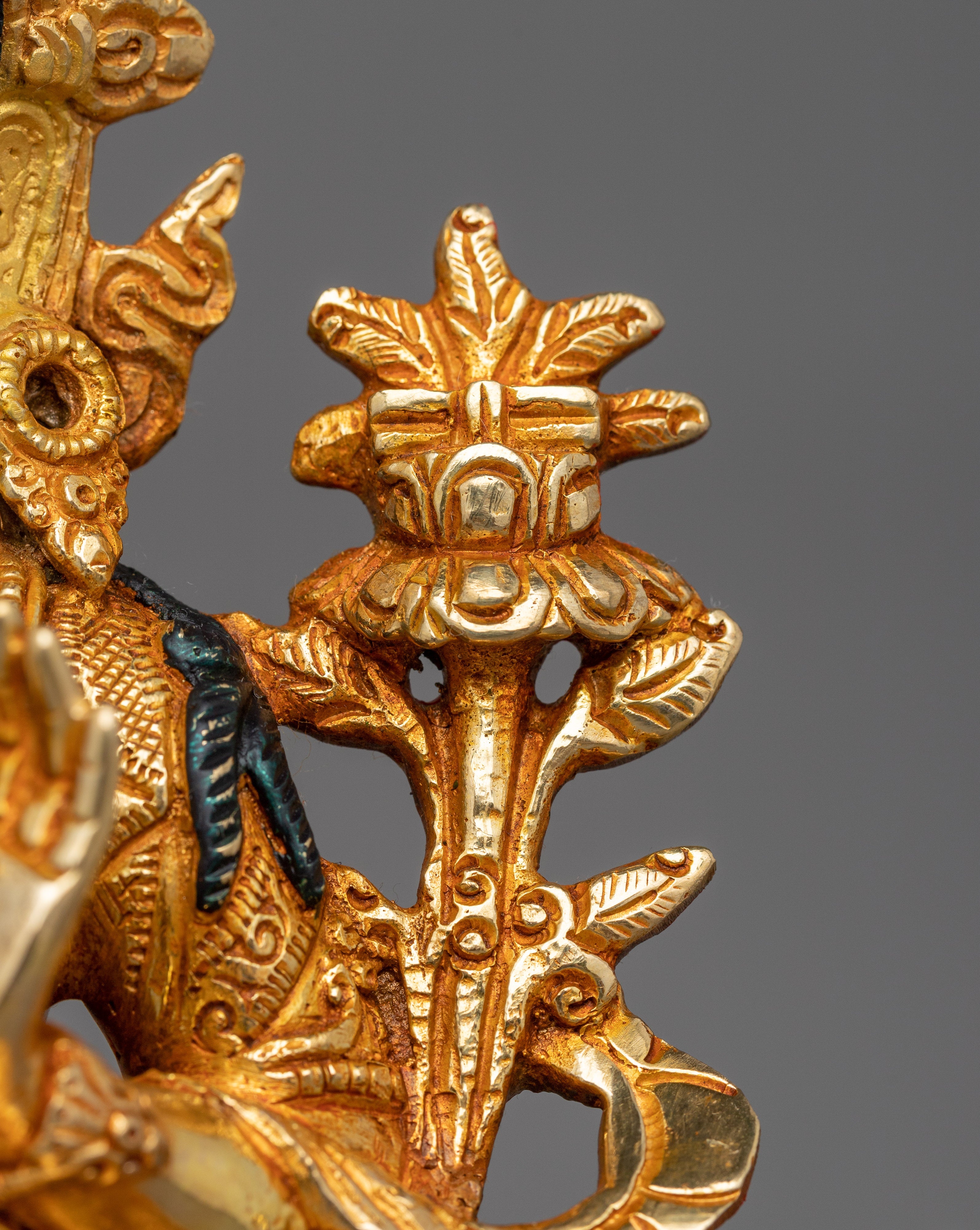 Bodhisattva Deity Holding Flaming Sword Manjushri | Symbol of Wisdom and Knowledge