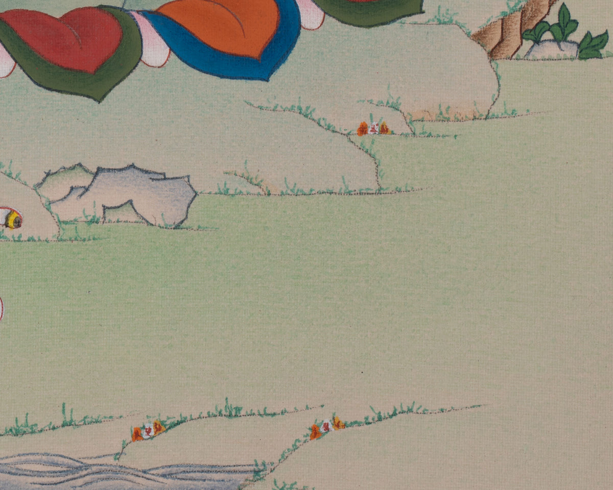 Chakrasamvara Spiritual Artwork | Represents The Highest State of Enlightenment And Supreme Bliss
