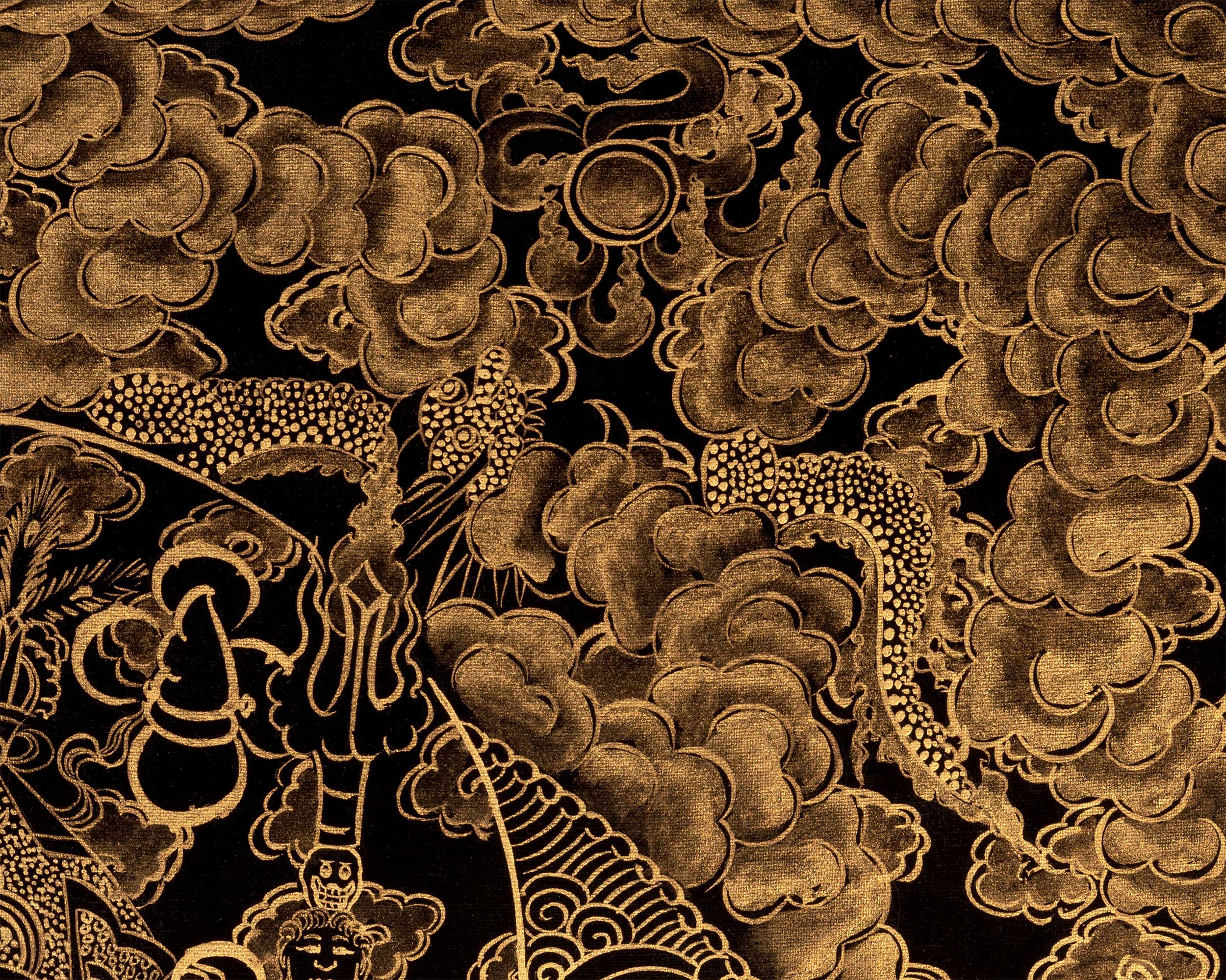 Sacred Peaceful Guru Padmasambhava Thangka | Tibetan Buddhist Master