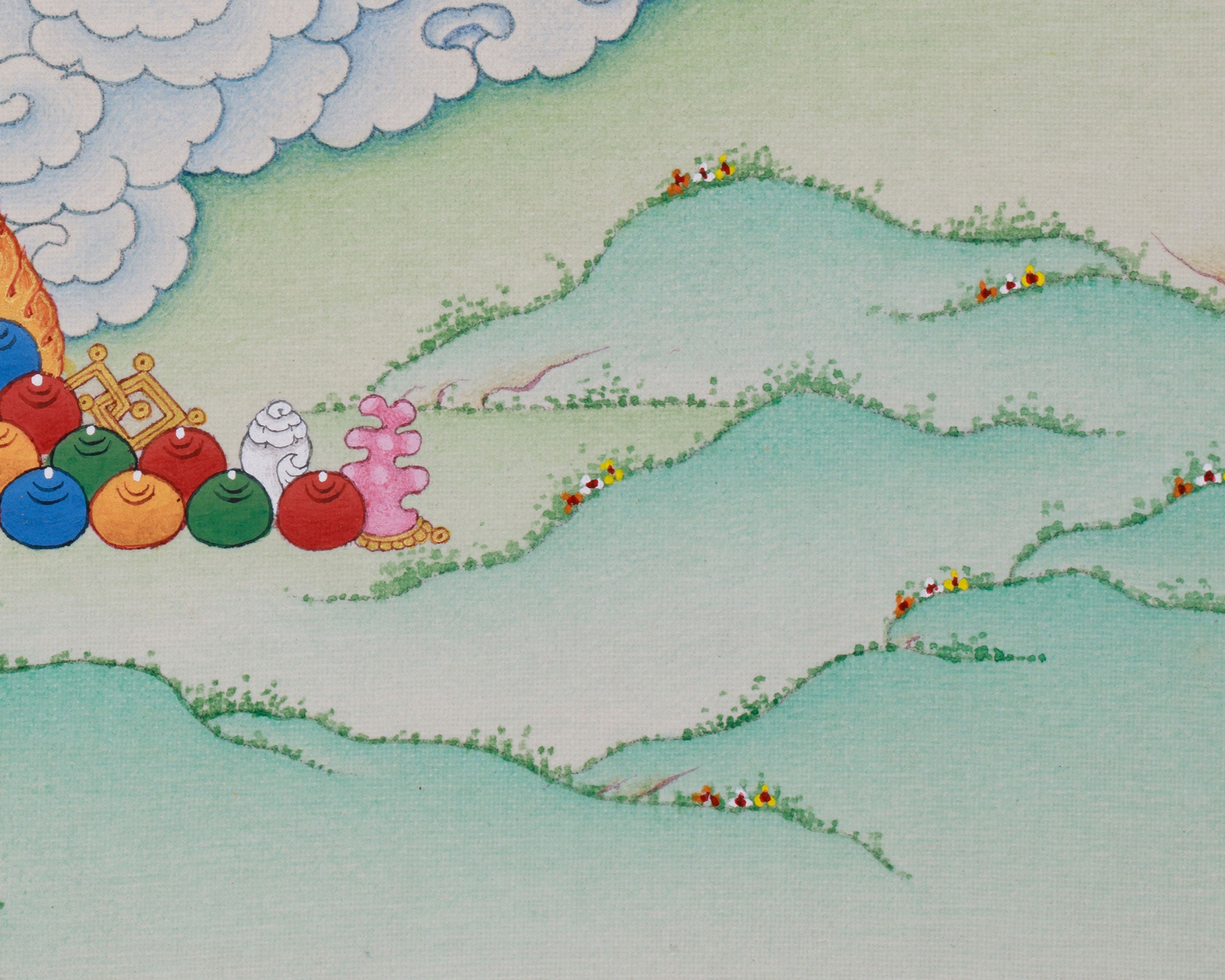 Jina Buddha Amitabha | Pure Land Thangka