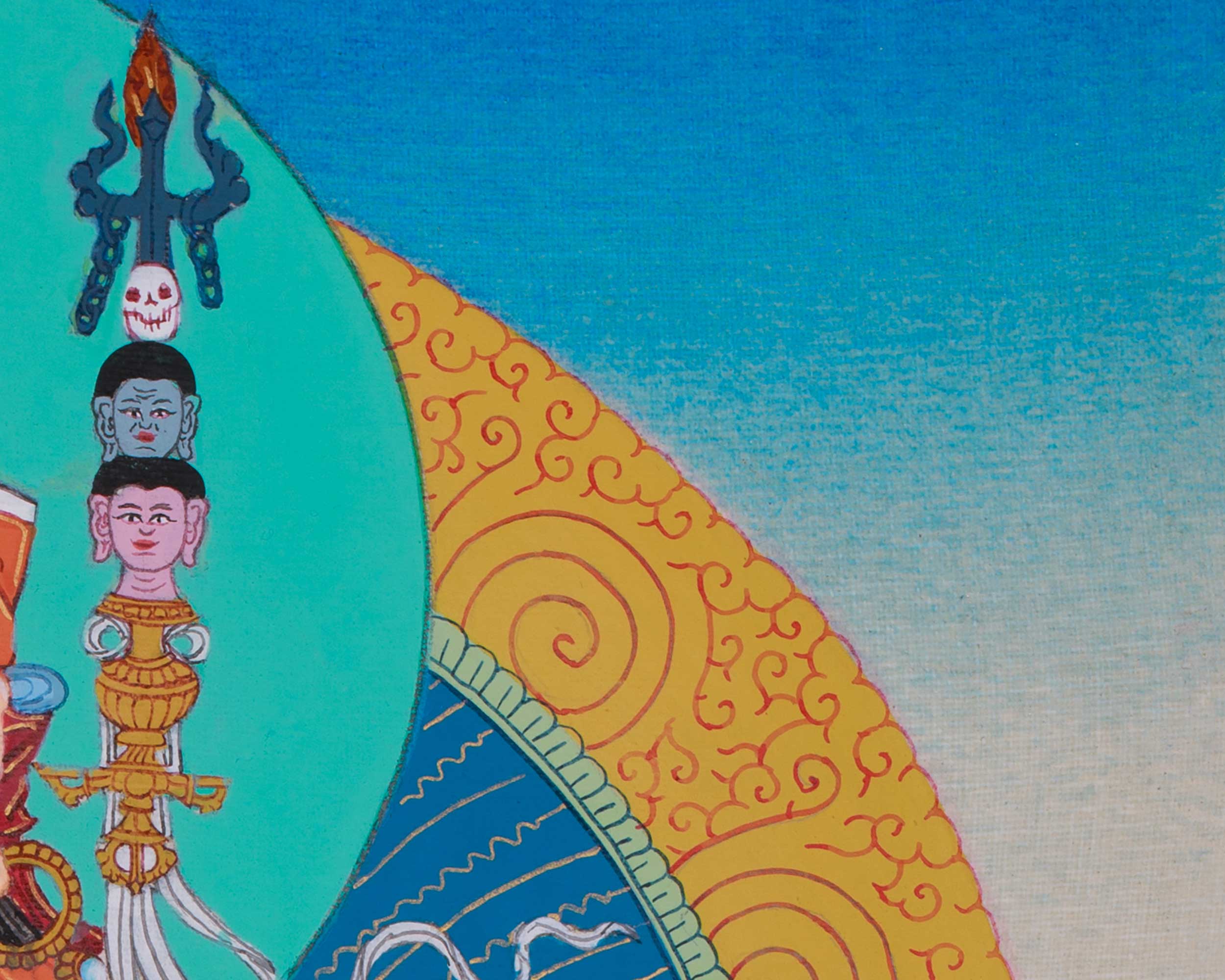 Handmade Tibetan Guru Padmasambhava | Lotus Born Master