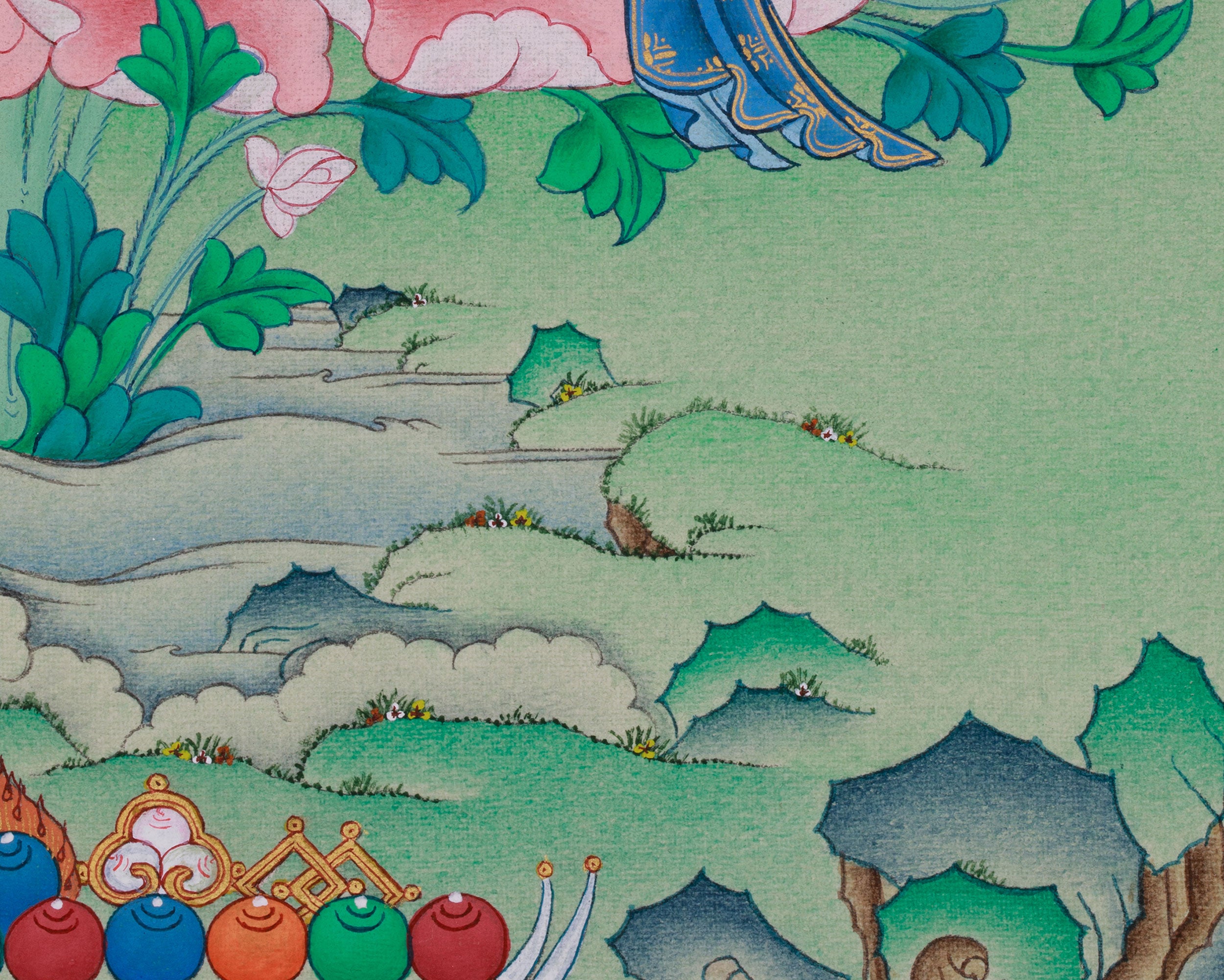 Princess Yeshe Tsogyal Thangka | Tantric Goddess of Wisdom