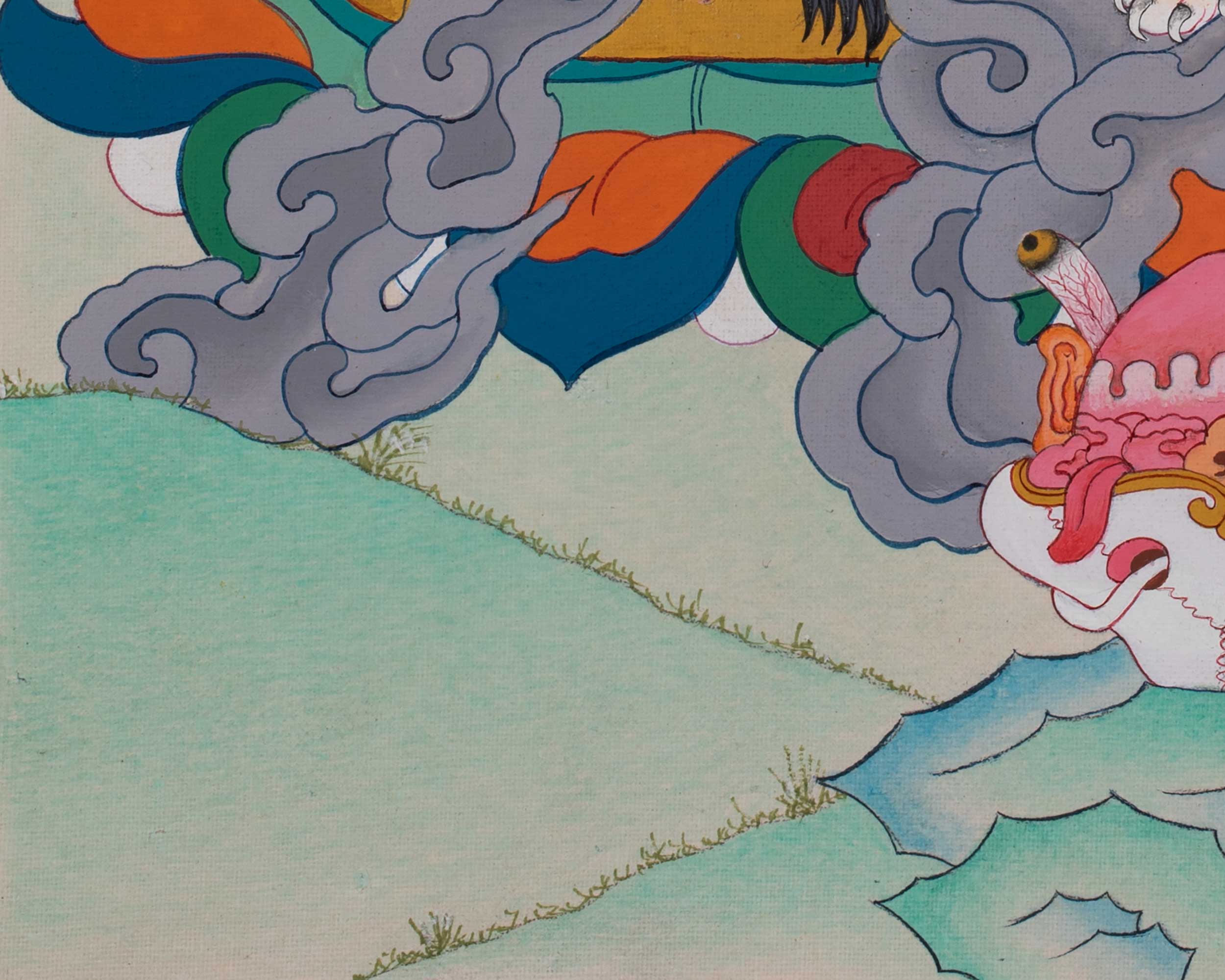 Dorje Drollo Sacred Art | Wrathful Emanation of Guru Rinpoche | Home Decor