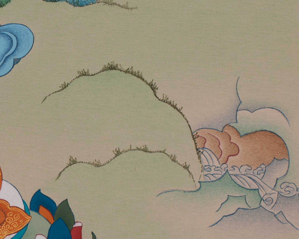 Green Tara Devotional Thangka | Shyama Tara | Compassionate Goddess