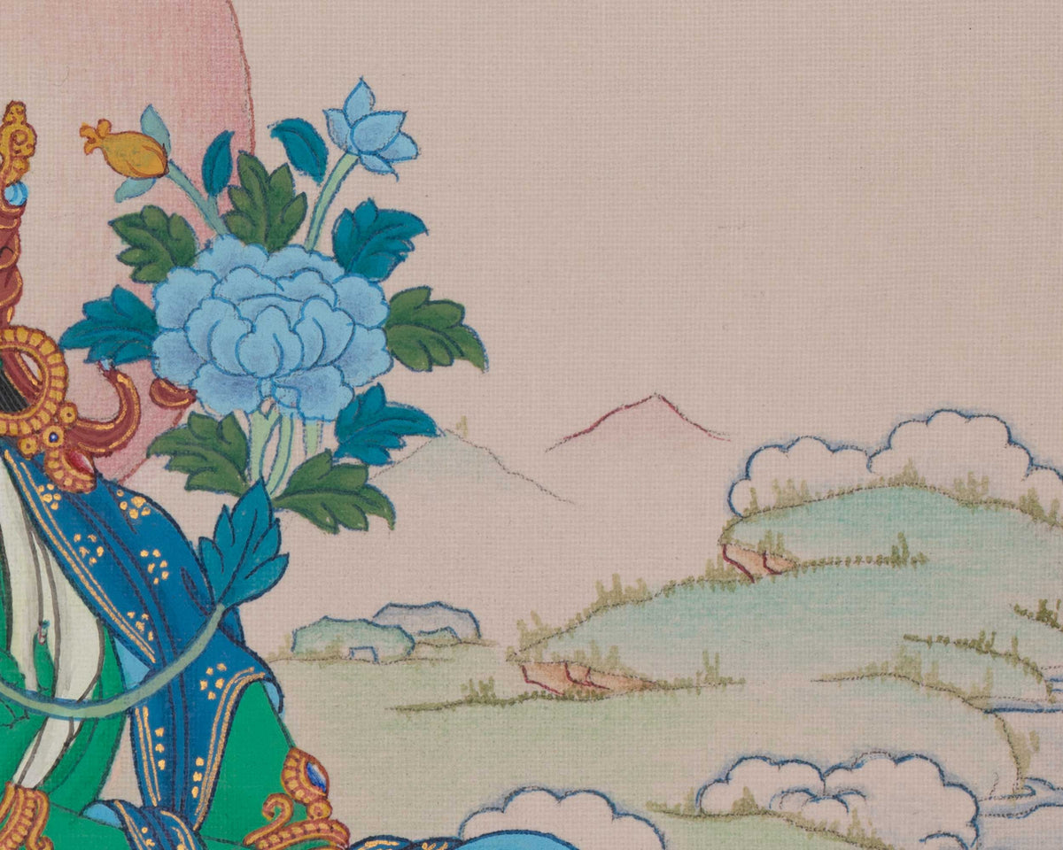 Compassion Green Tara Art | Shyama Tara | Protection Goddess | Female Buddha