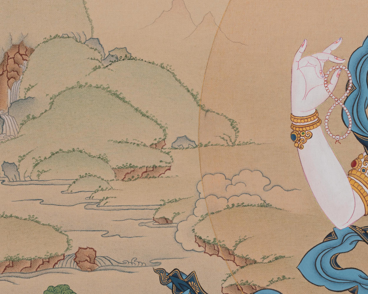 Compassion Deity Four Armed Chenrezig | Embodies the Boundless Compassion of All Buddhas