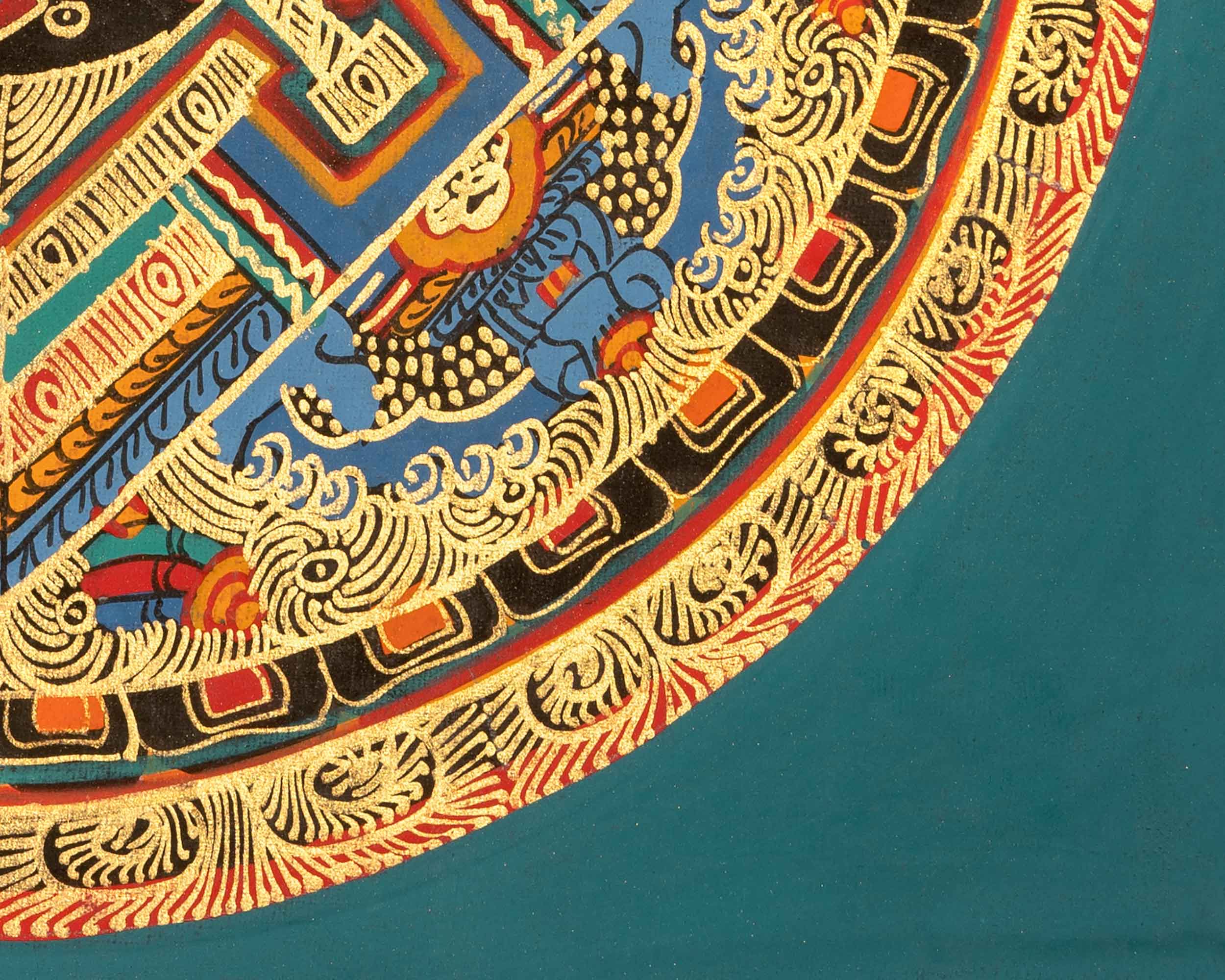 Om Mandala Artwork | Vibrant Symbolism for Inner Peace & Enlightenment