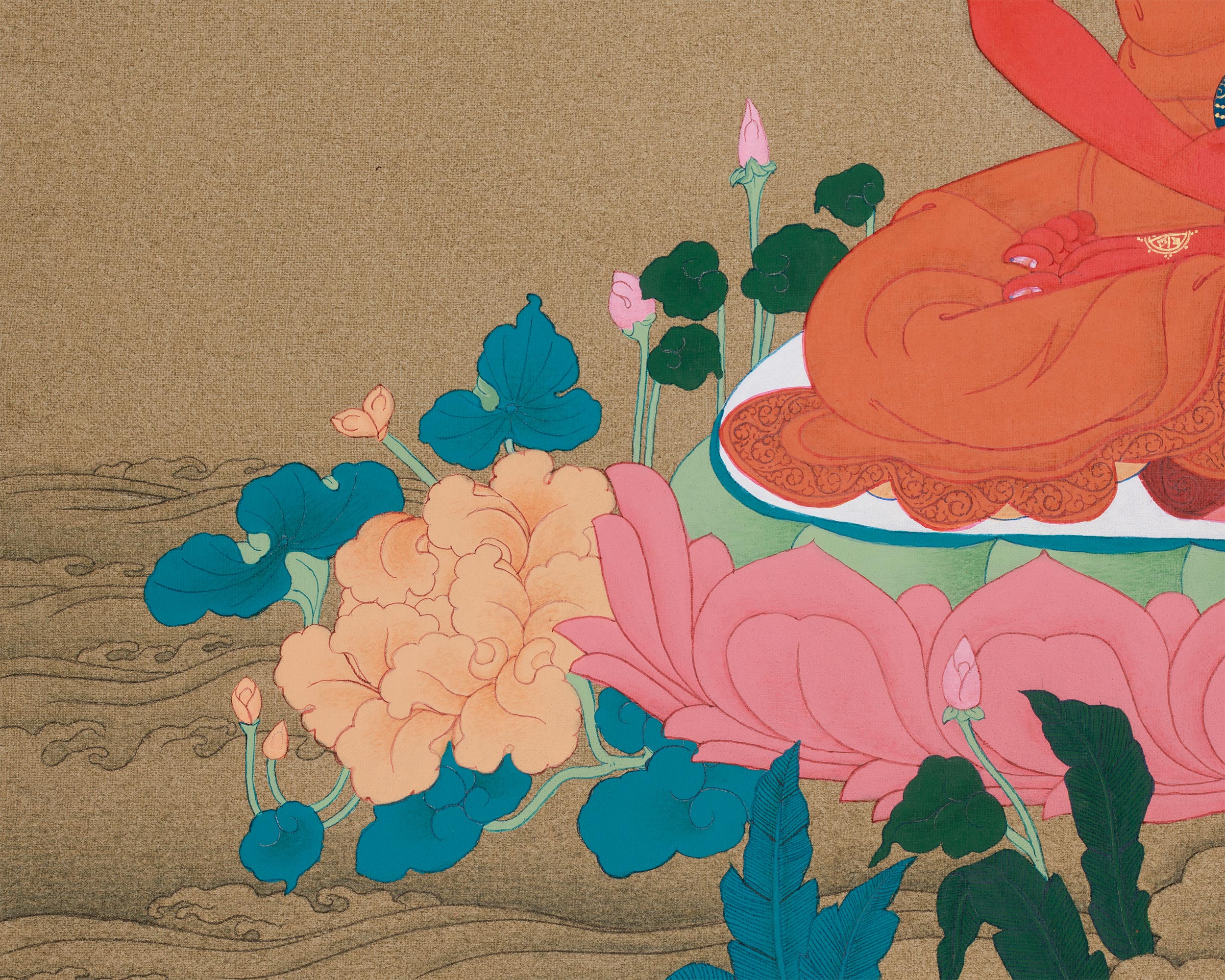 Meditation Amitabha Buddha Thangka | The Buddha of Infinite Light for Inner Harmony