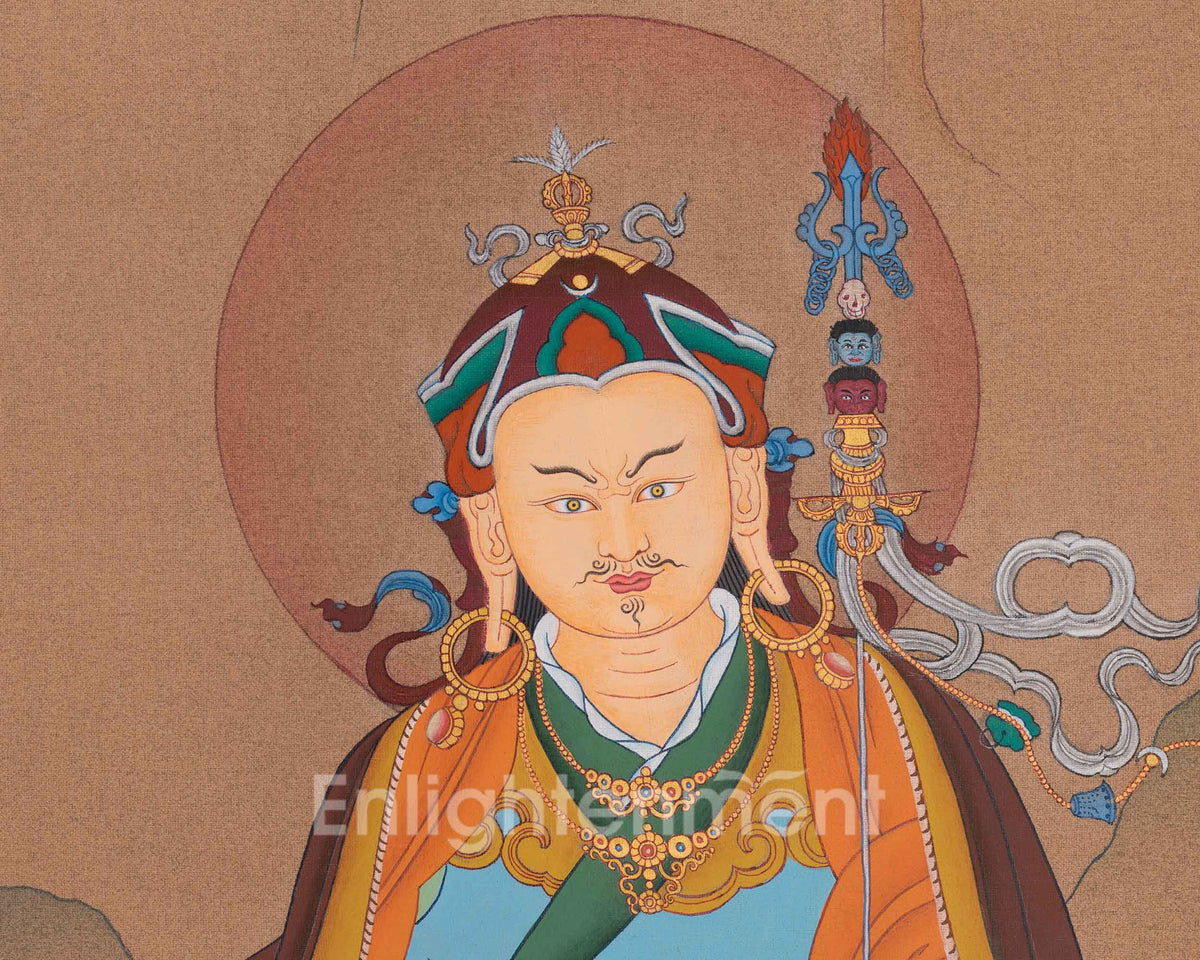 Authentic Guru Rinpoche Thangka | Padmasambhava Buddhist Art