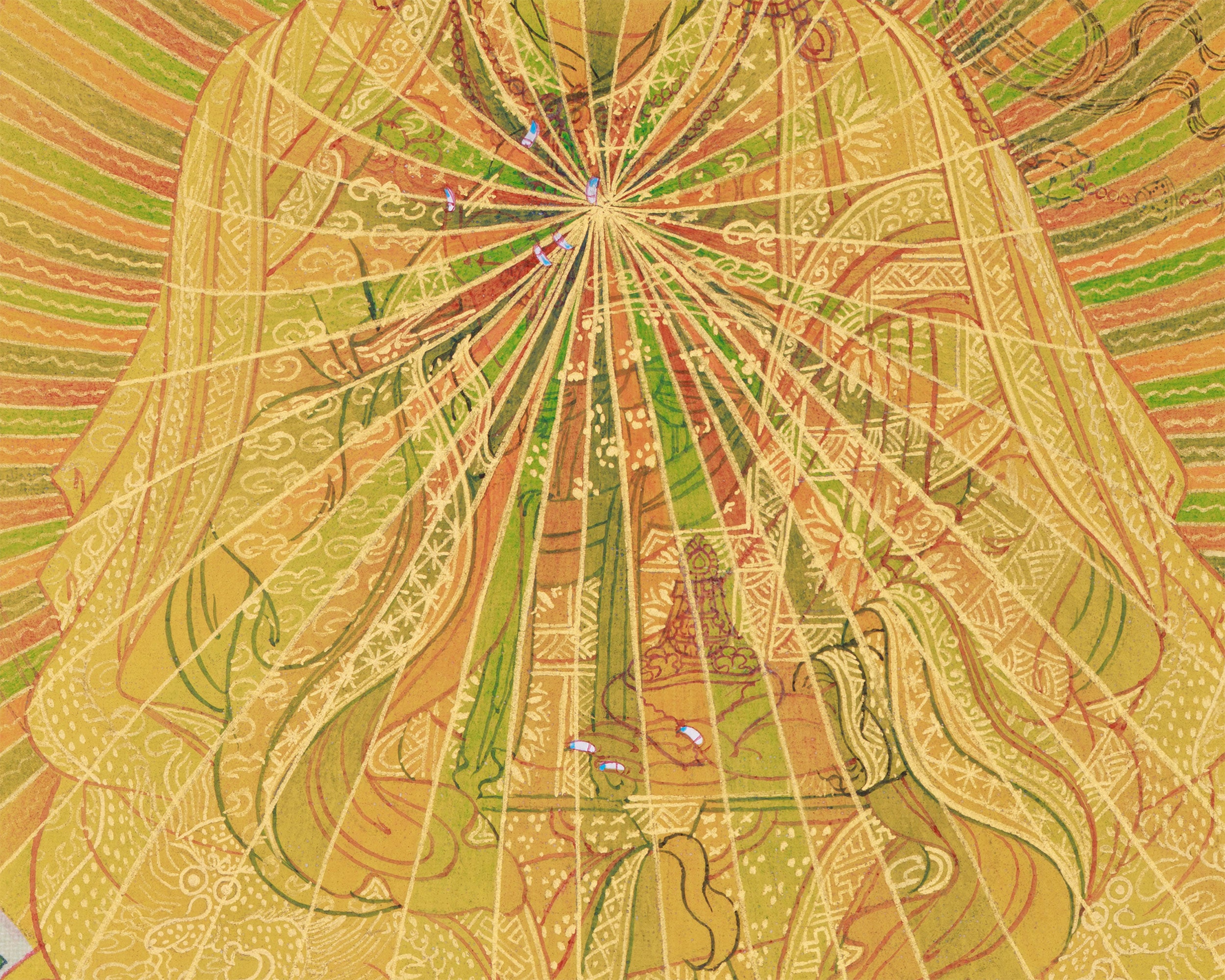 Himalayan Guru Rinpoche Painting | The Lotus Born Master of Tibetan Buddhism