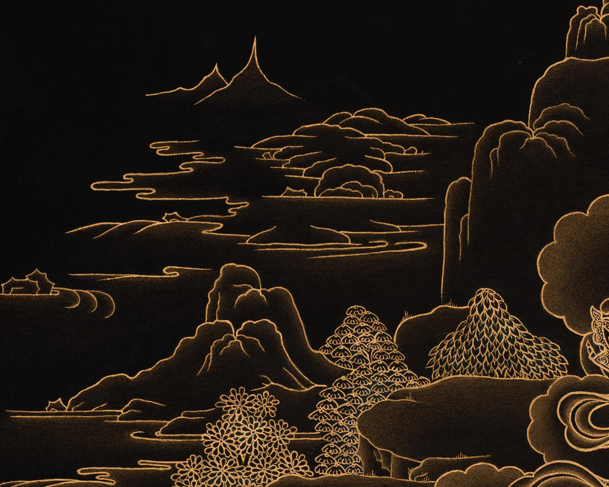 Green Tara Compassionate Thangka | Shyama Tara | Himalayan Nakthang Artwork