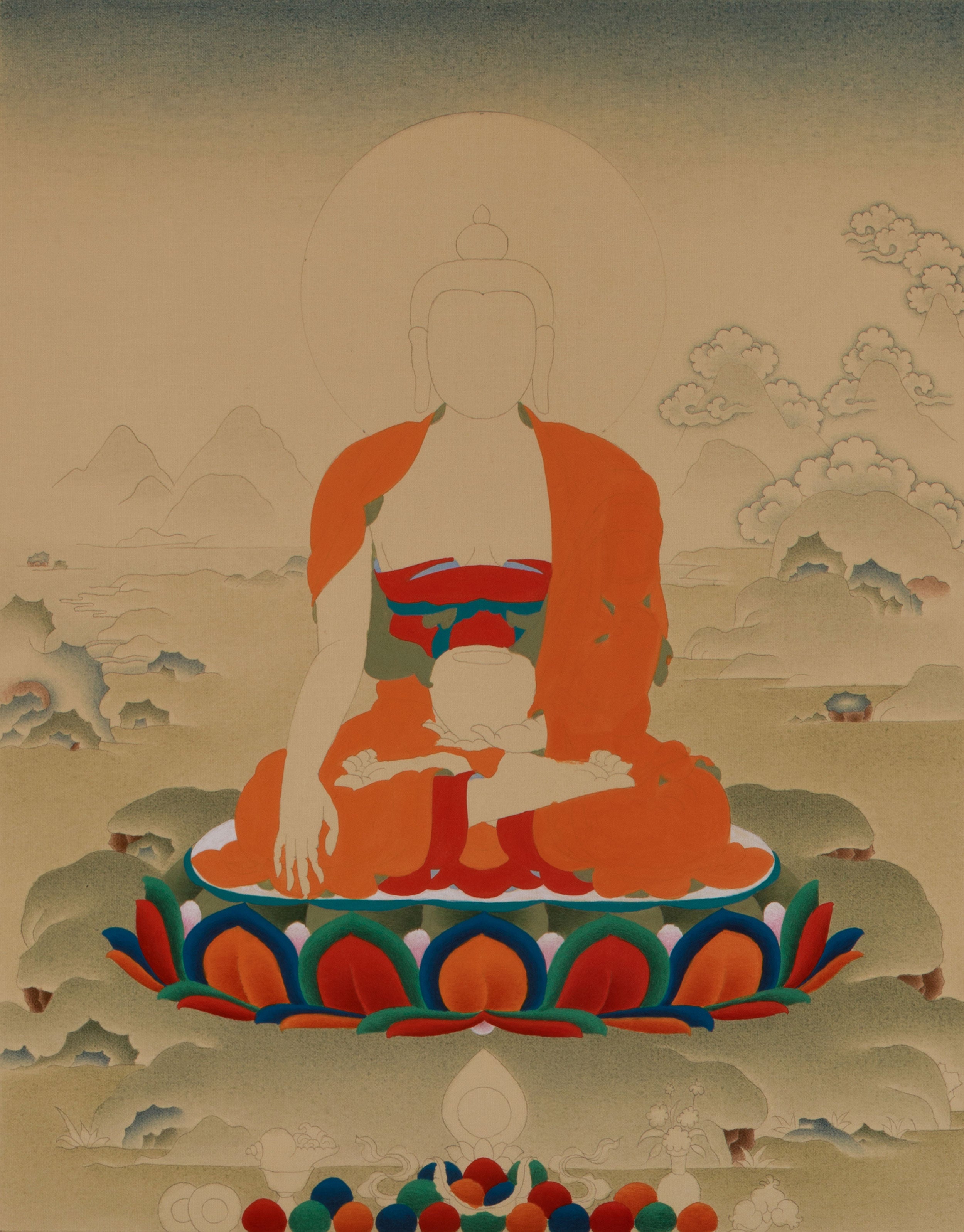 Traditional Process of the Shakyamuni Buddha Artwork | Historical Buddha