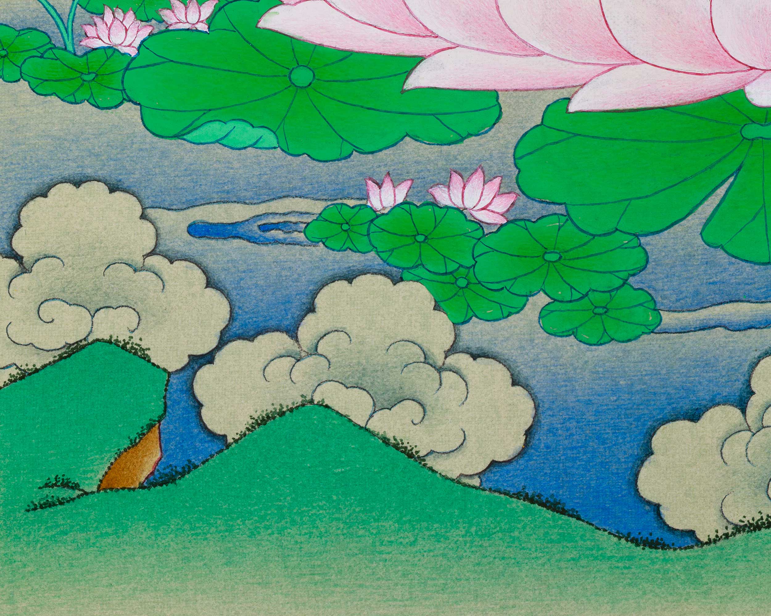 Buddha Shakyamuni for Meditation Thangka