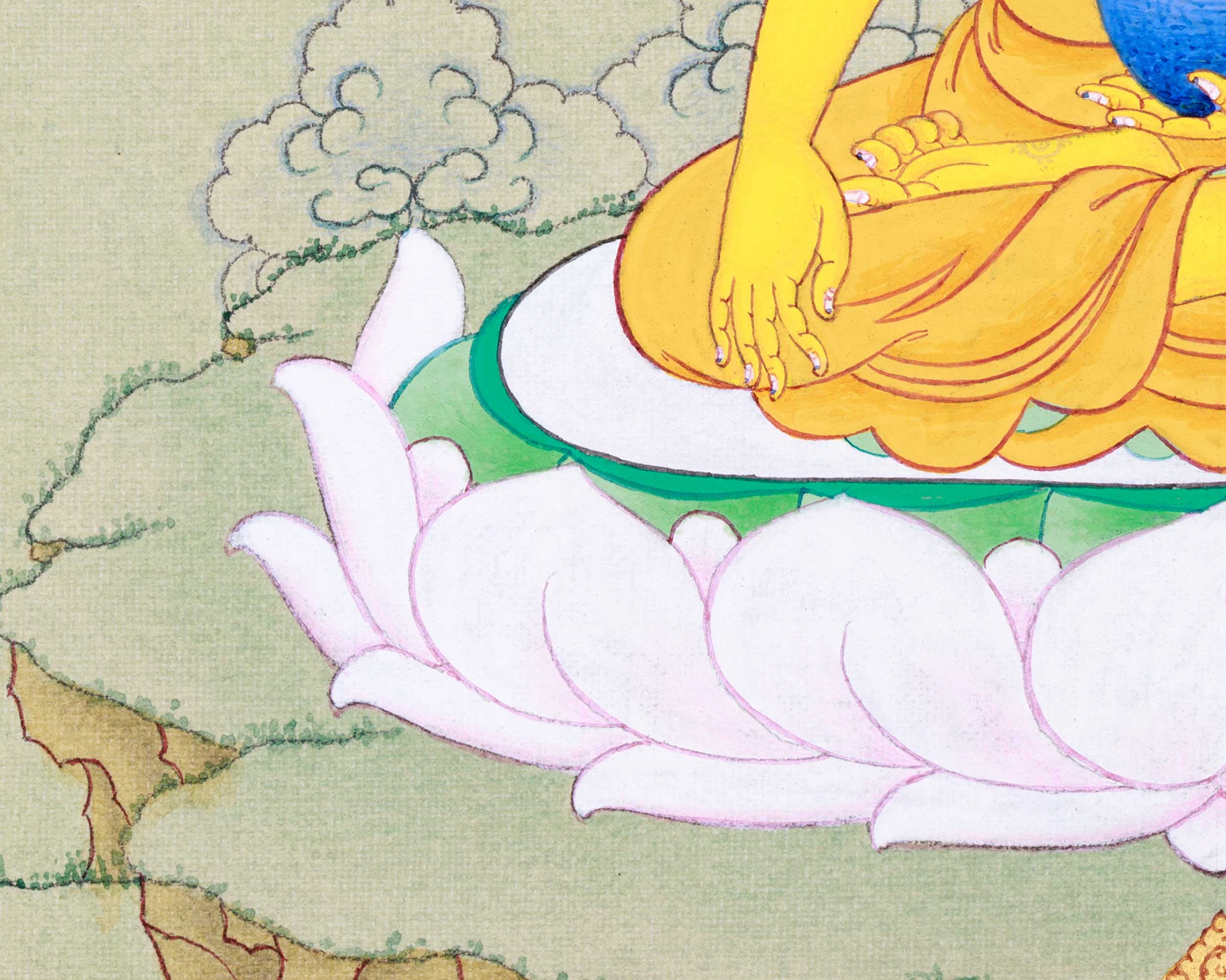 Small But Detailed Buddha Shakyamuni Thangka