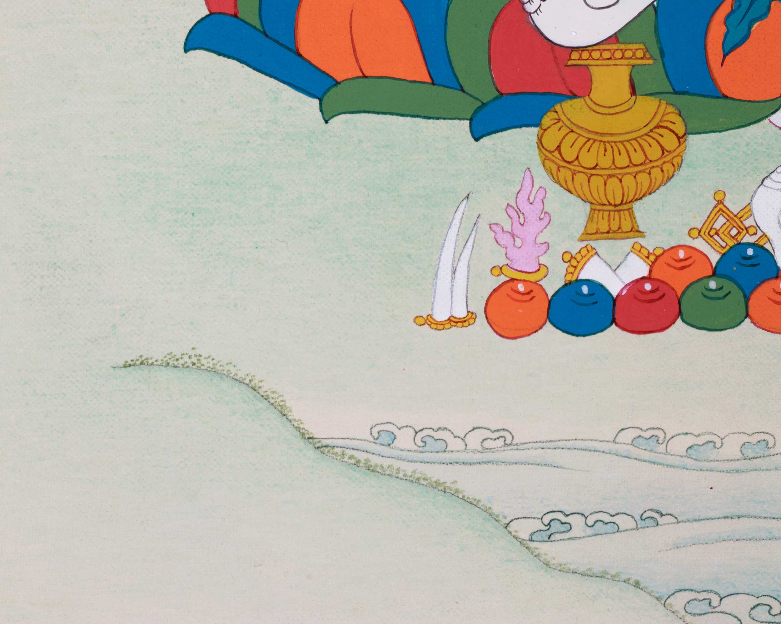 Wealth Deity Jambala Thangka