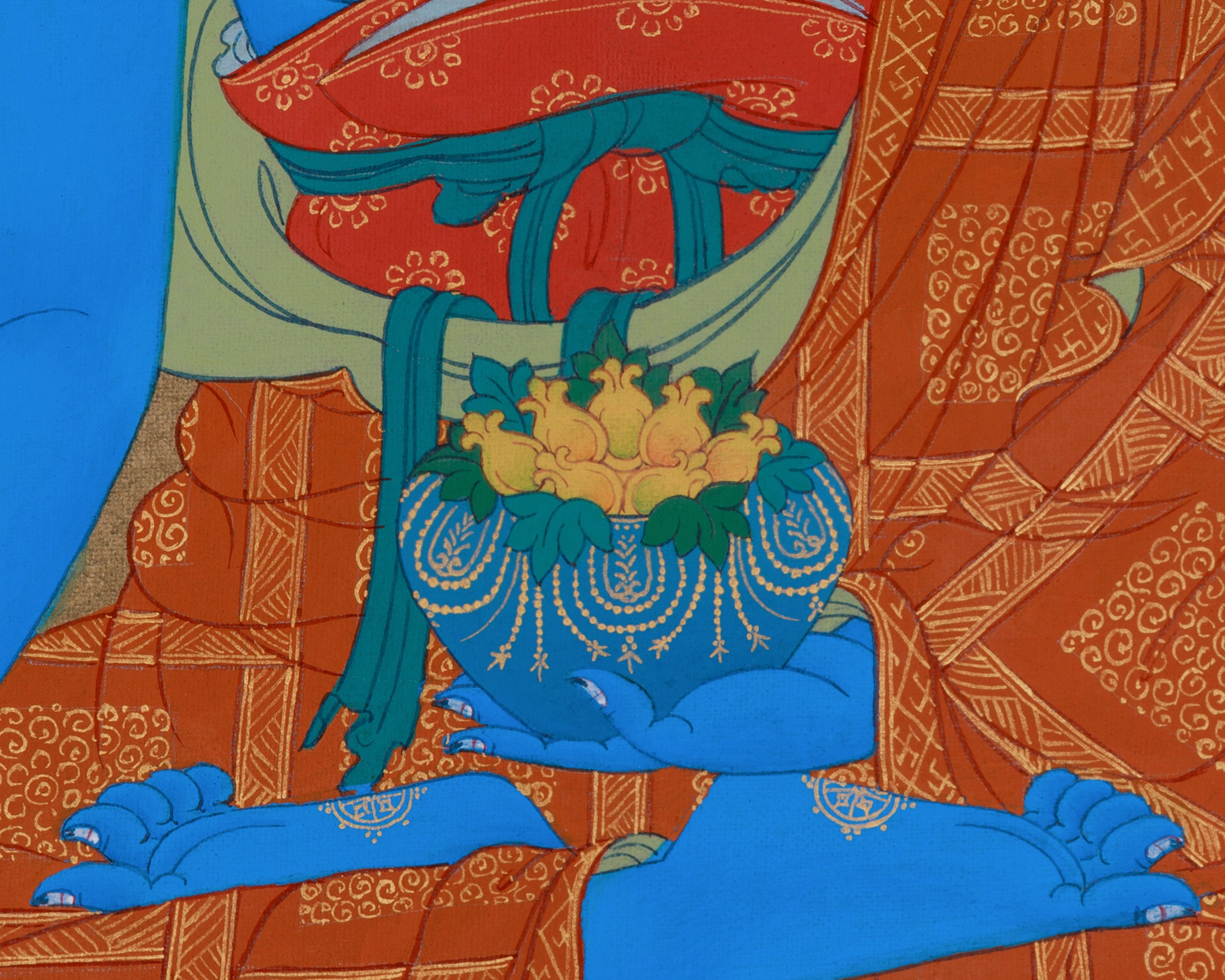 Bhaisajyaguru Buddha Art | The Healing Buddha of Medicine and Compassion