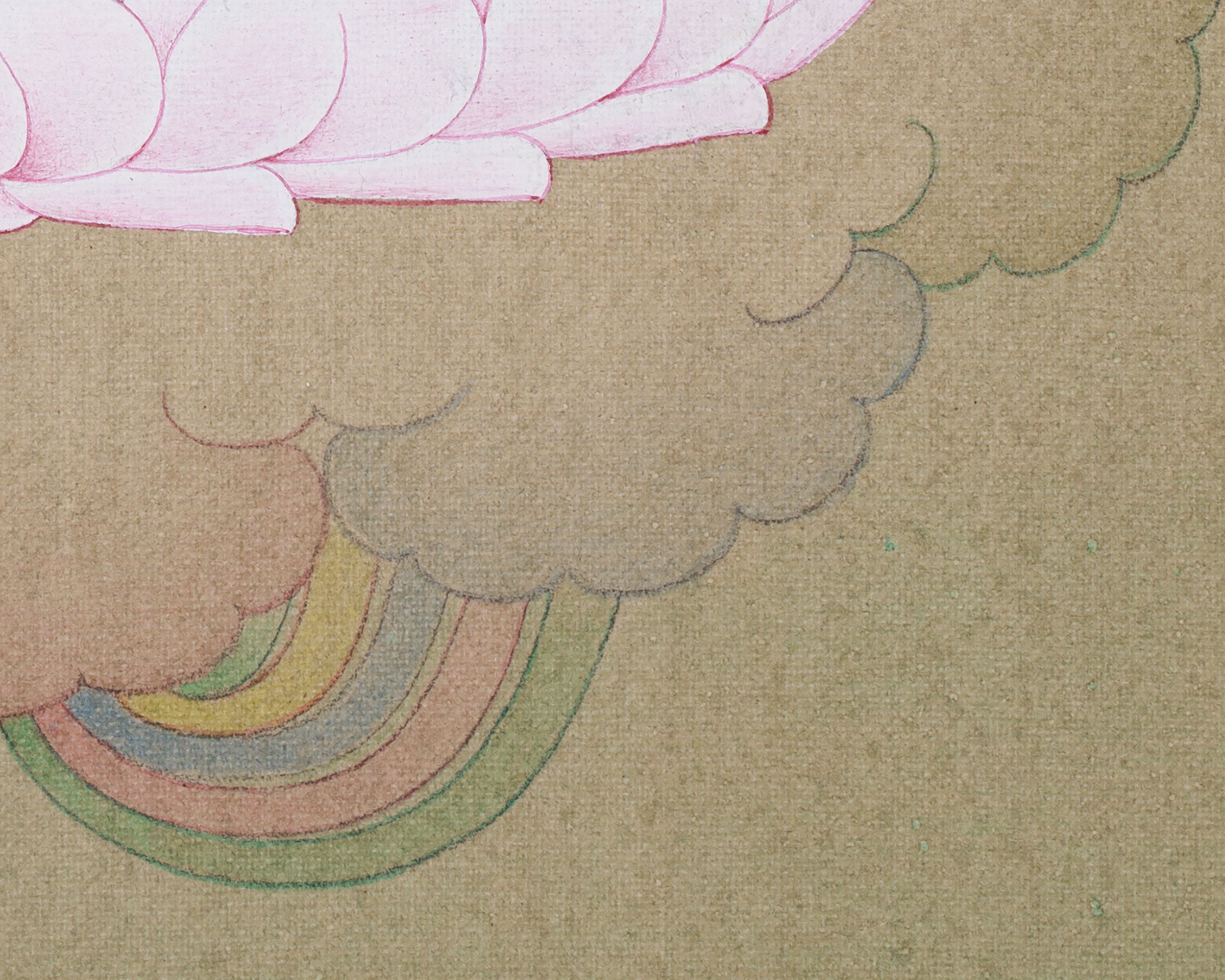 Mini Saraswati Thangka | Wisdom Goddess Wall Hanging