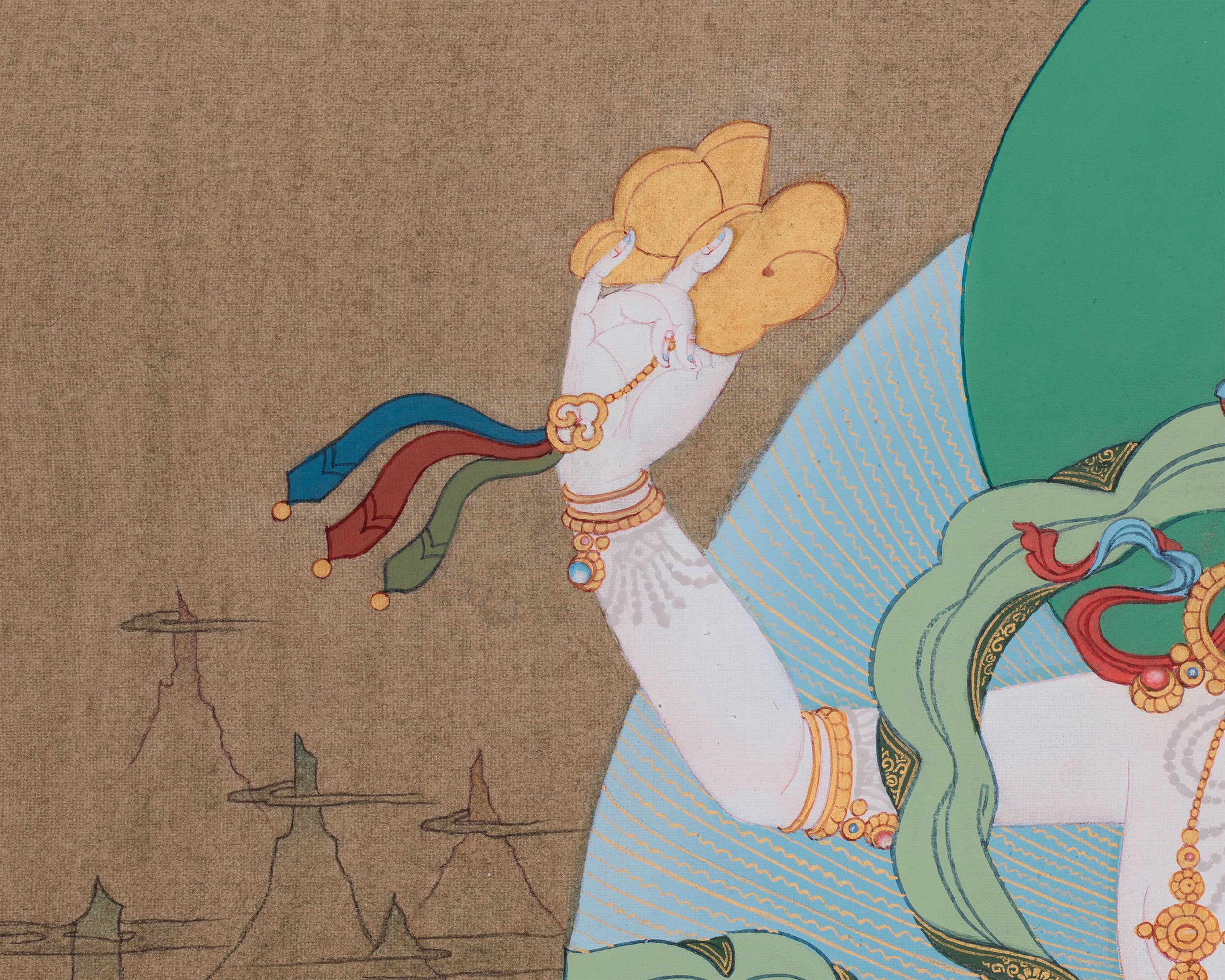 Machig Labdron Painting | Wisdom and Compassion of the Tibetan Yogini