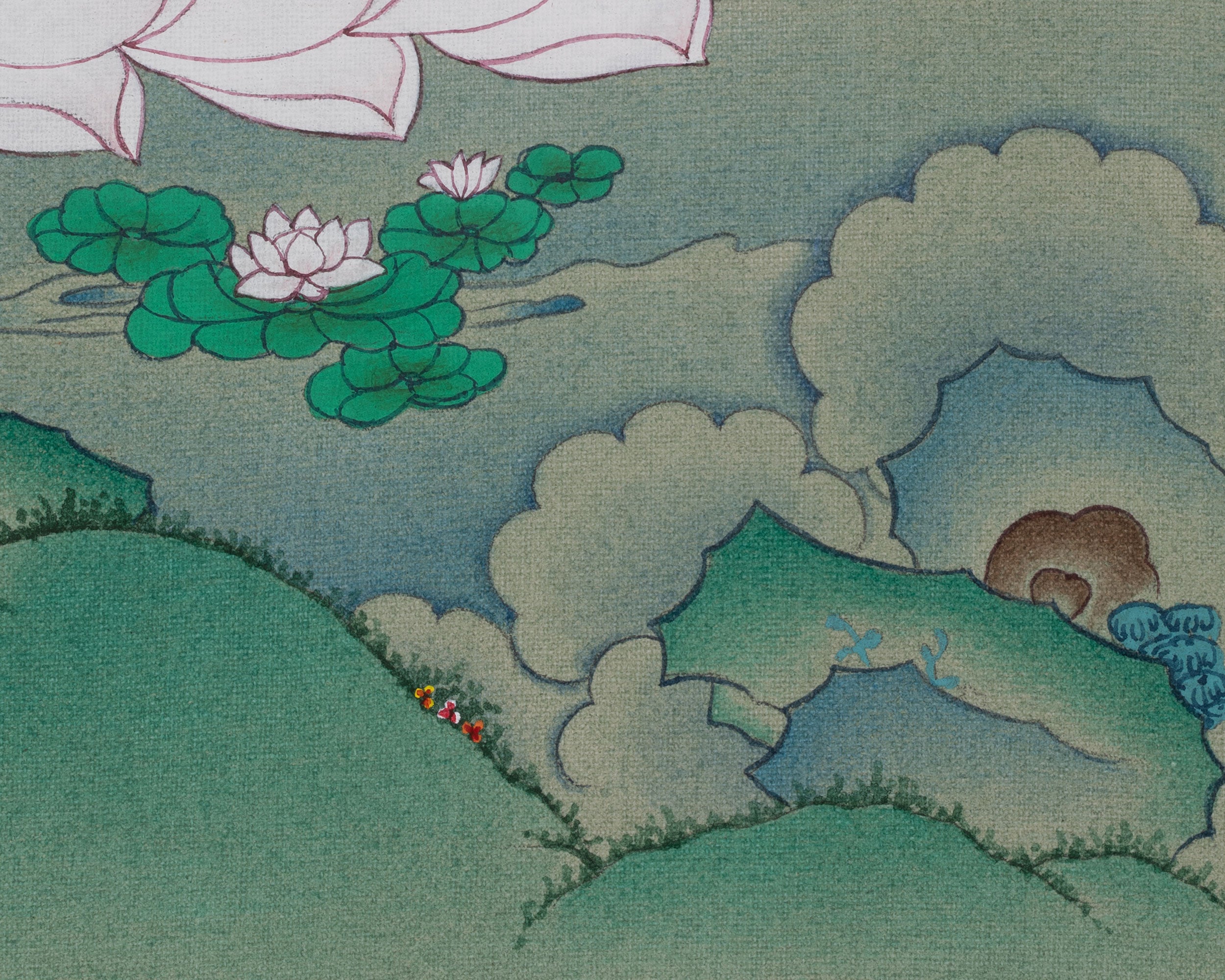 Swift Compassion Deity Green Tara Thangka | Tibetan Buddhist Artwork | Shyama Tara